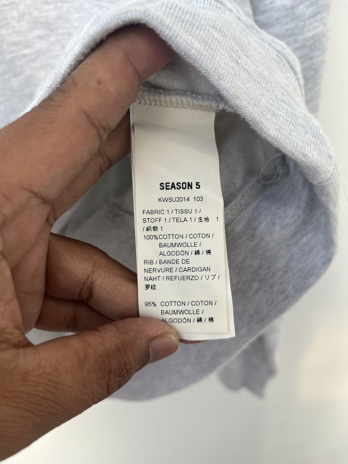 Yeezy 'CALABASAS' Print Shield Patch Oversized Sweatshirt Size US M / EU 48-50 / 2 - 5 Thumbnail
