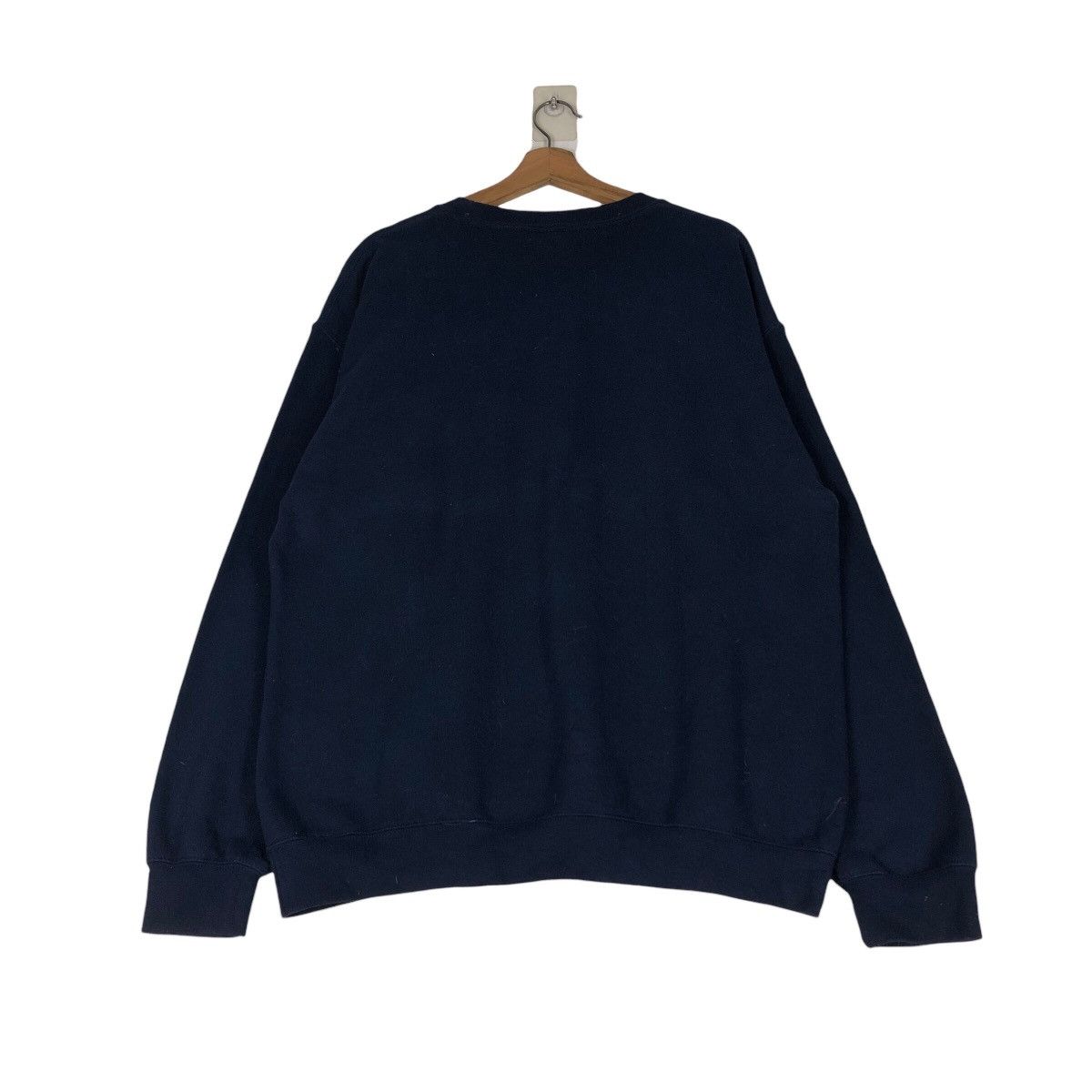 Japanese Brand PLAZA “Since 1966” Minimal Logo Crewneck — Navy Vintage Fit Size US L / EU 52-54 / 3 - 11 Thumbnail