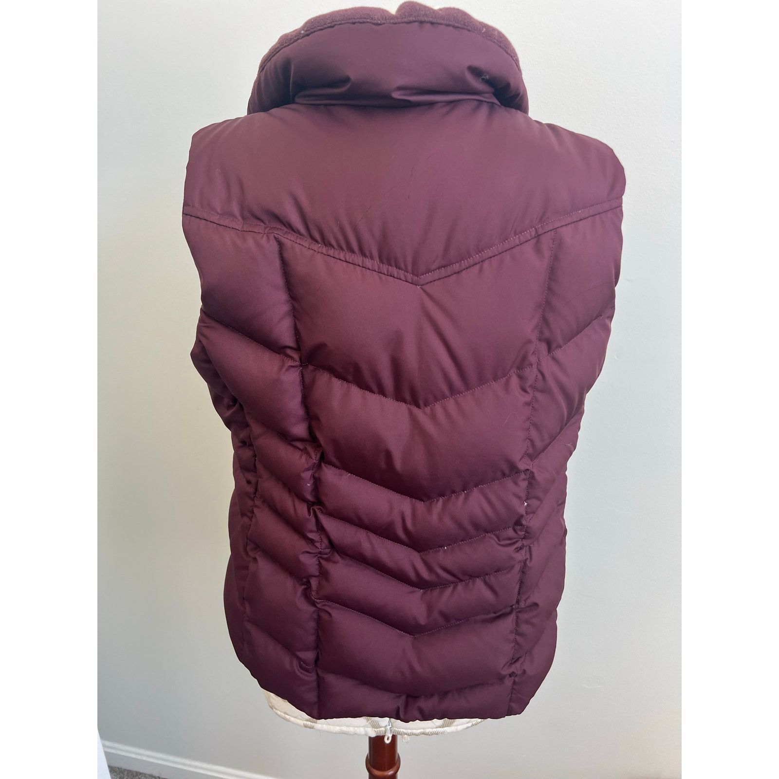 Lands' End Lands' End Full Zip Solid Purple Down Puffer Vest Medium Size M / US 6-8 / IT 42-44 - 5 Thumbnail