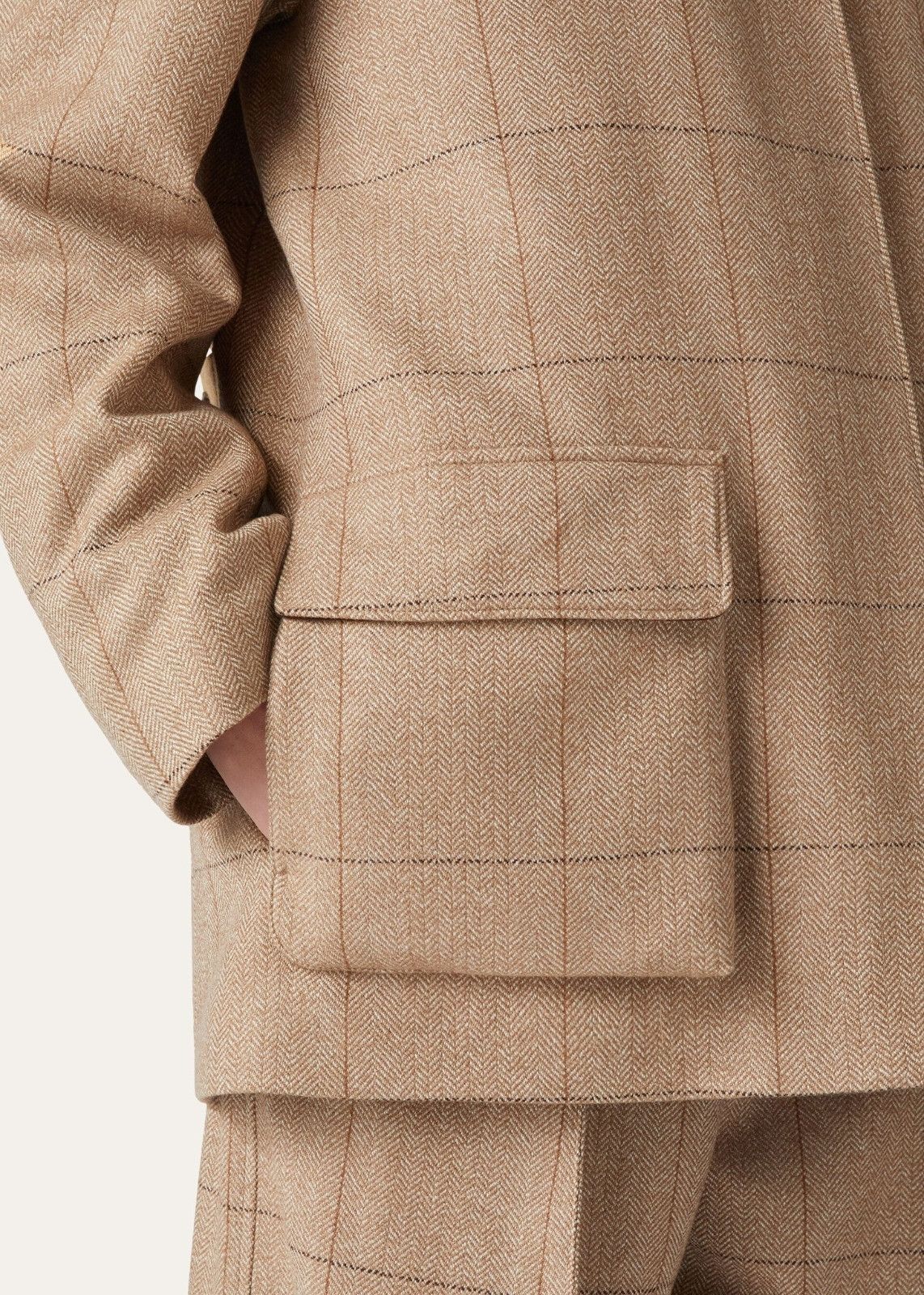 Loro Piana o1srvl11e0126 FAN5221 Iconic Voyager Jacket in Tan Size XS / US 0-2 / IT 36-38 - 6 Thumbnail