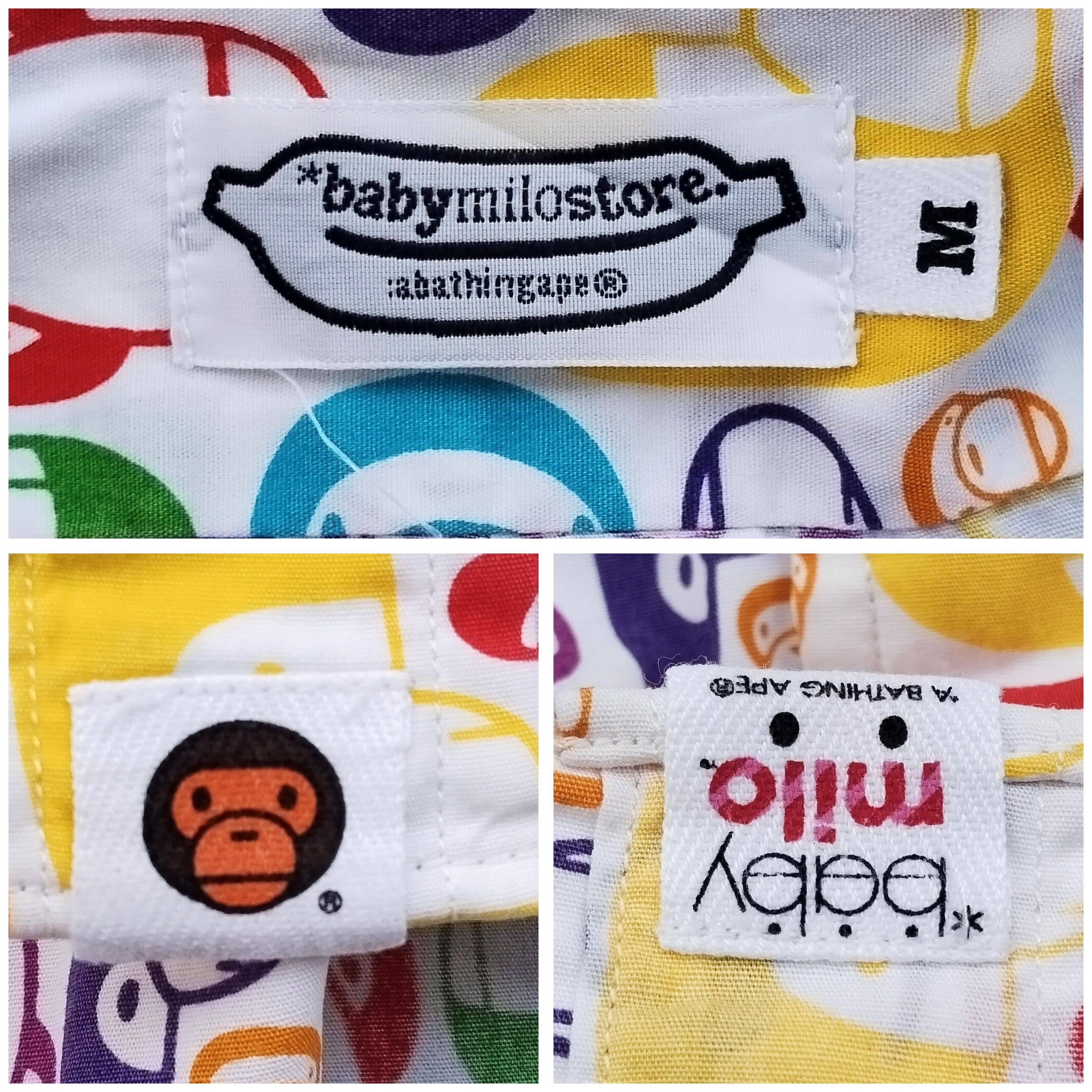 Bape 2006 Bape Baby Milo Full Print Multi Color Button Up Size US M / EU 48-50 / 2 - 10 Thumbnail