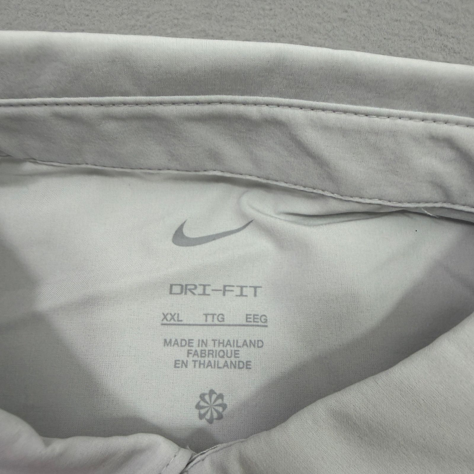 Nike Nike Michigan State Spartans Polo Shirt Men 2XL White Green Size US XXL / EU 58 / 5 - 4 Thumbnail