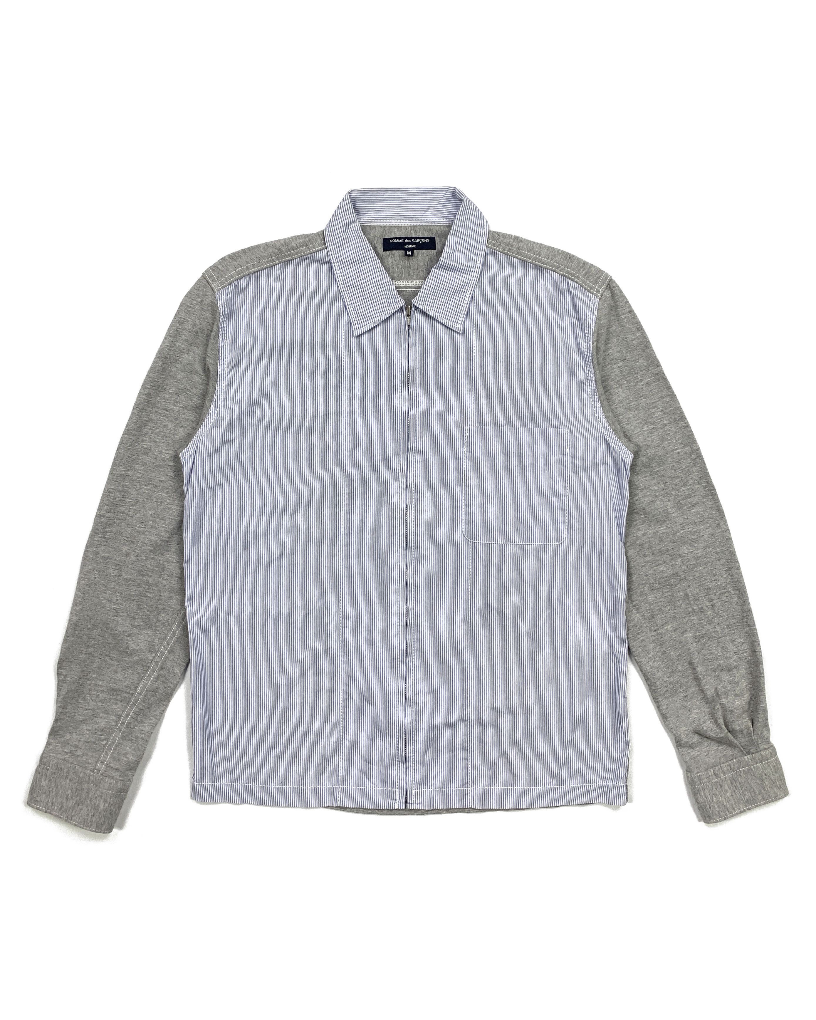 Comme des Garcons Homme Plus 2005 Hybrid LS Zip-Up Shirt Size US M / EU 48-50 / 2 - 1 Thumbnail