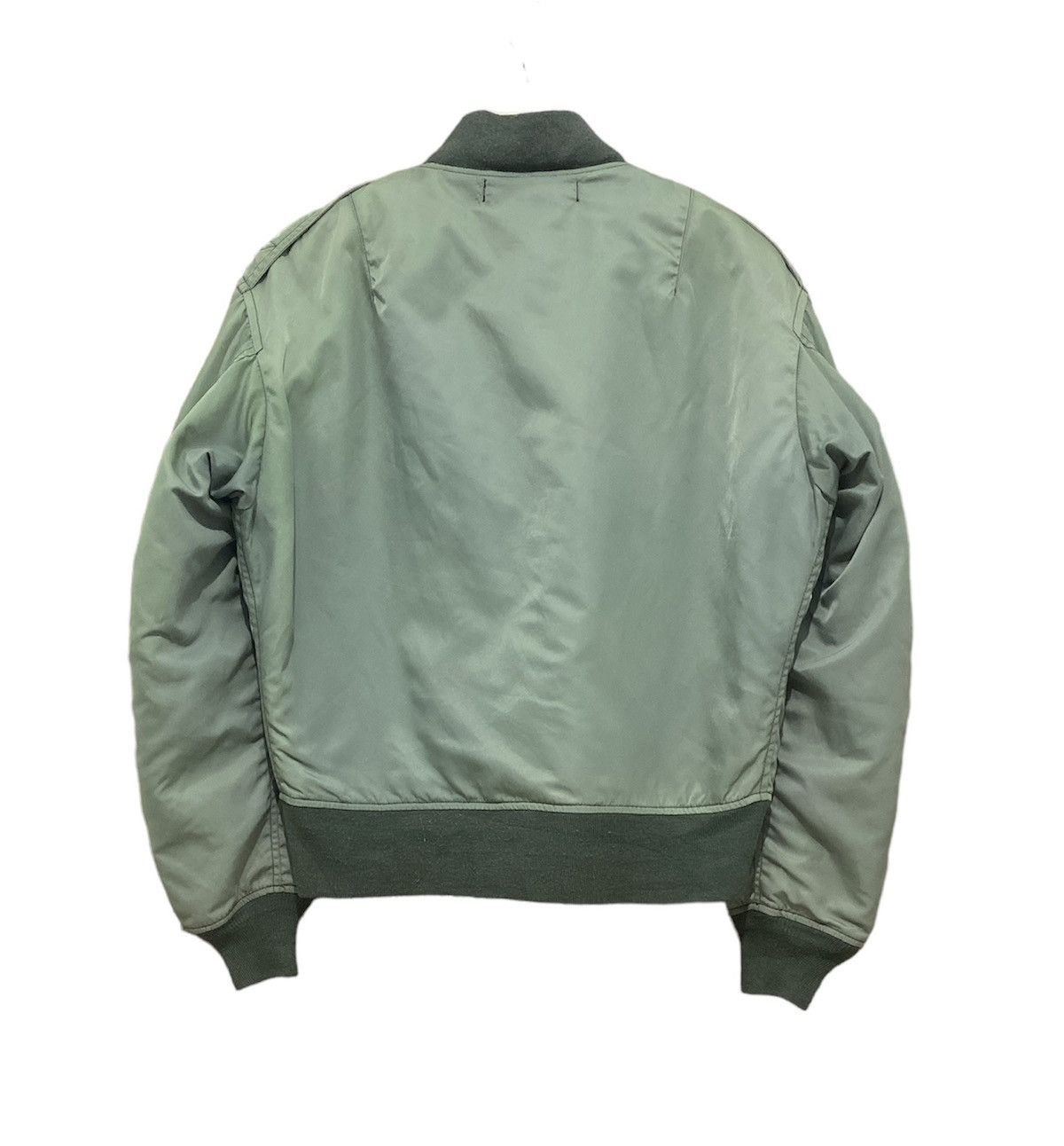 Evisu Rare Vintage 90s Evis Ma-1 Olive Green Bomber Jacket Size US S / EU 44-46 / 1 - 3 Thumbnail