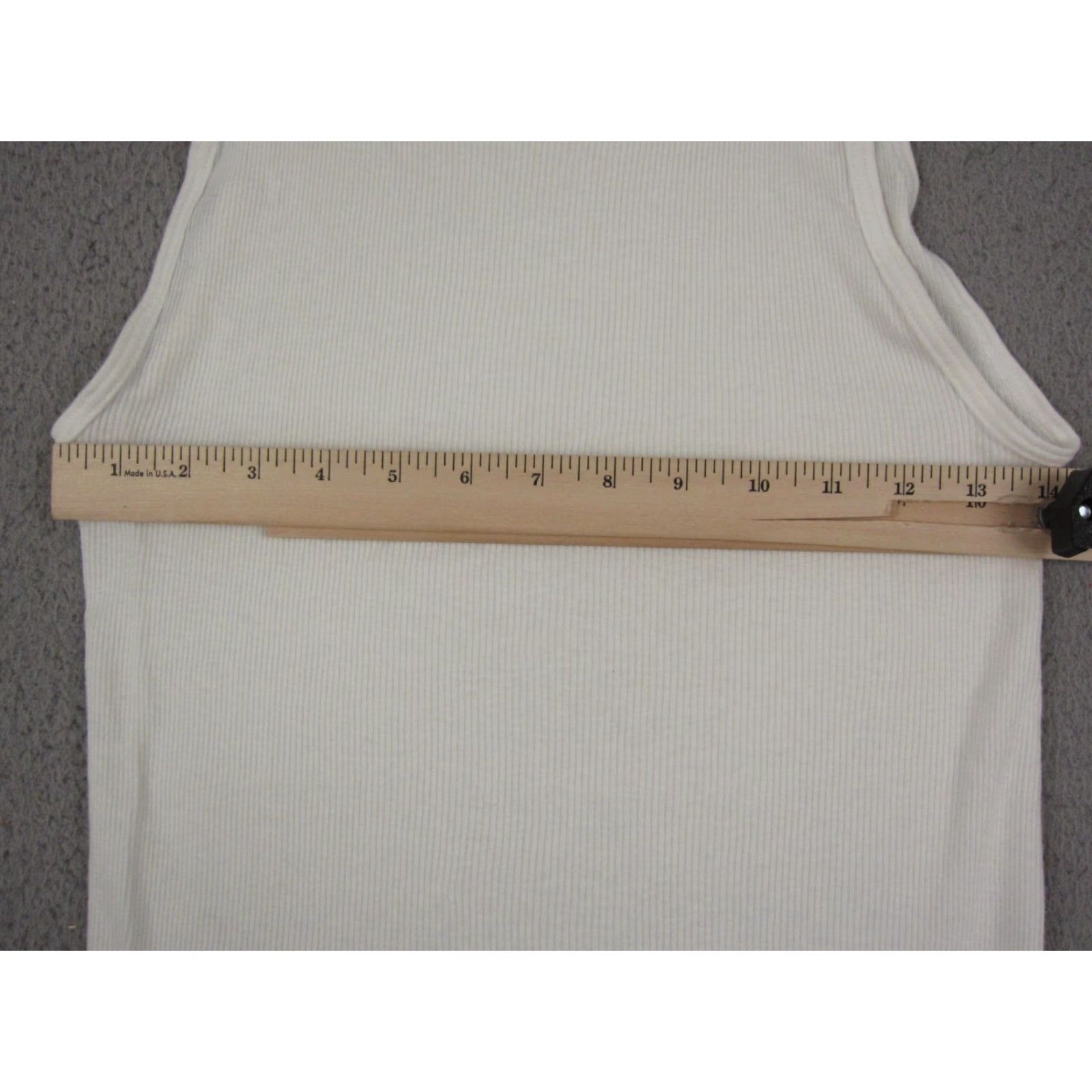 Jockey VINTAGE Jockey Tank Top Mens XL White Ribbed Undershirt Made in USA Size US XL / EU 56 / 4 - 5 Thumbnail