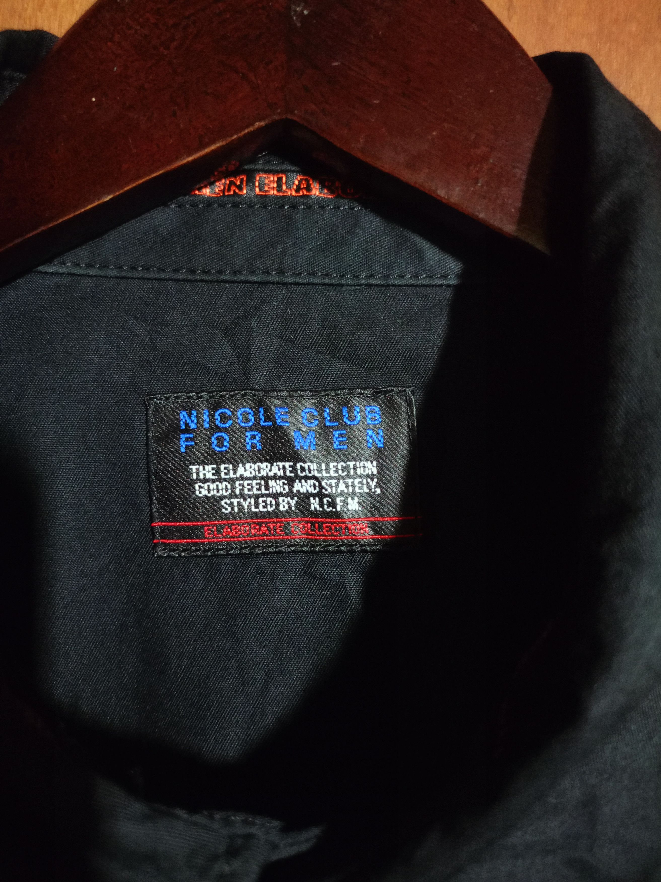 If Six Was Nine × Japanese Brand × Nicole Club Nicole club for men tribal long Sleeve shirt Size US M / EU 48-50 / 2 - 4 Thumbnail