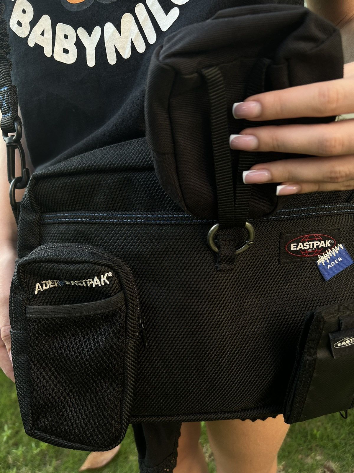 Ader Error 90's RARE EASTPAK ADER ERROR MULTIPOCKET BAG RARE Y2K Size ONE SIZE - 5 Thumbnail