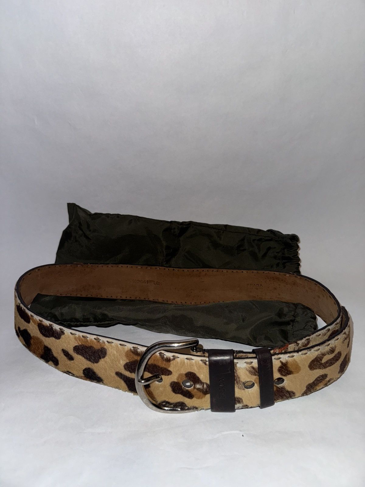Prada Vinatage prada Ponyhair waist belt Size ONE SIZE - 2 Thumbnail