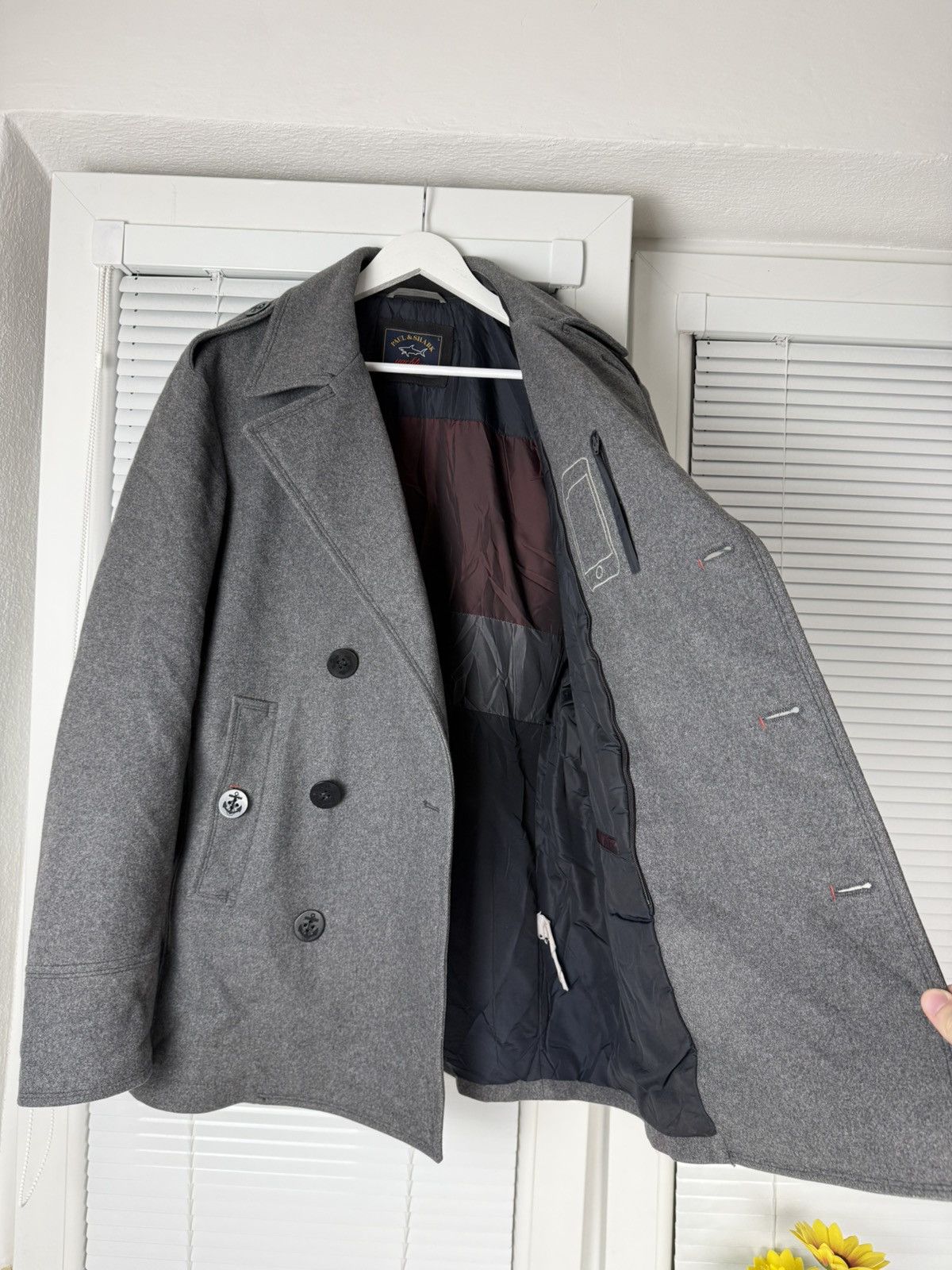 Paul & Shark Paul & Shark Wool Coat Size US L / EU 52-54 / 3 - 9 Thumbnail
