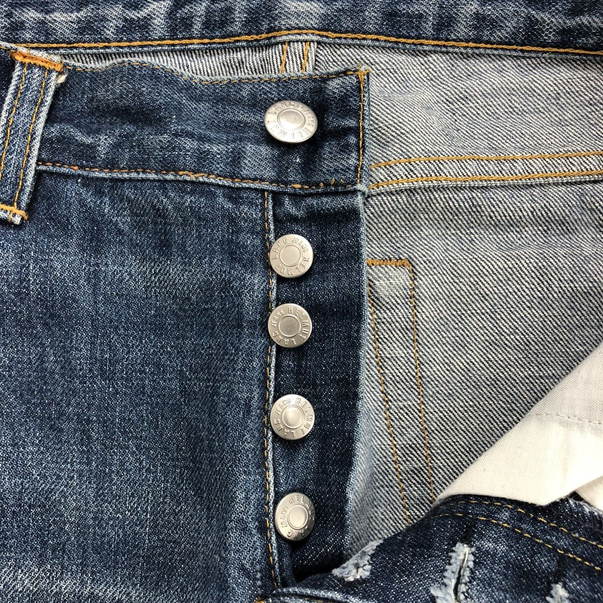 Helmut Lang Vintage Helmut Lang Faded Classic Denim Bootcut Flared Jeans Size US 29 - 11 Thumbnail
