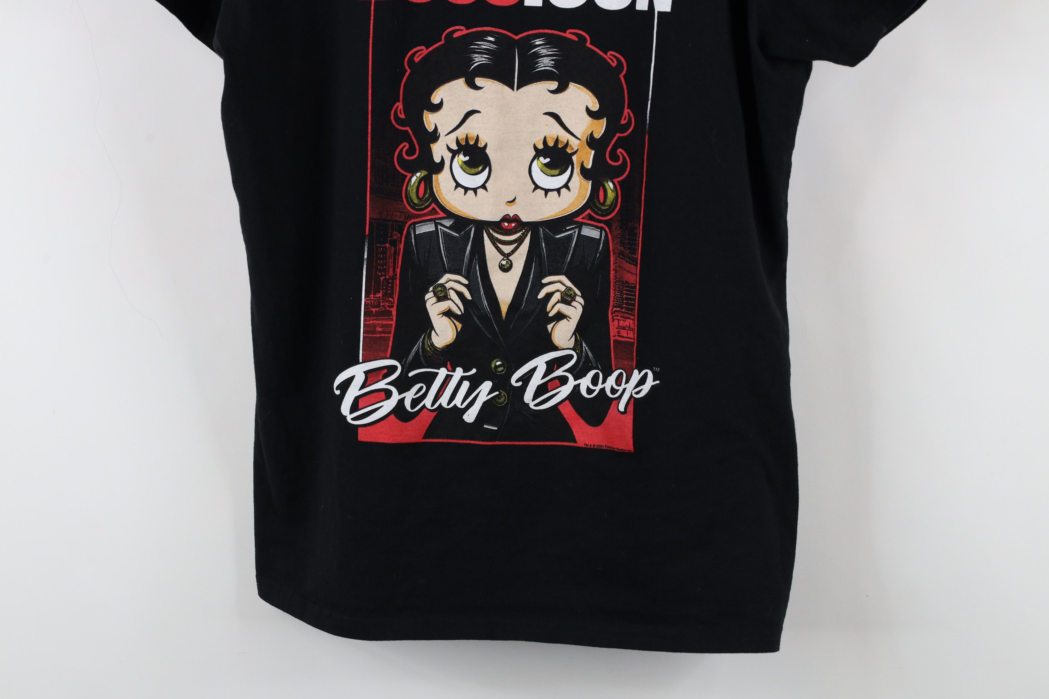 Vintage Y2K Betty Boop Spell Boss Icon Short Sleeve T-Shirt Black Size L / US 10 / IT 46 - 3 Thumbnail