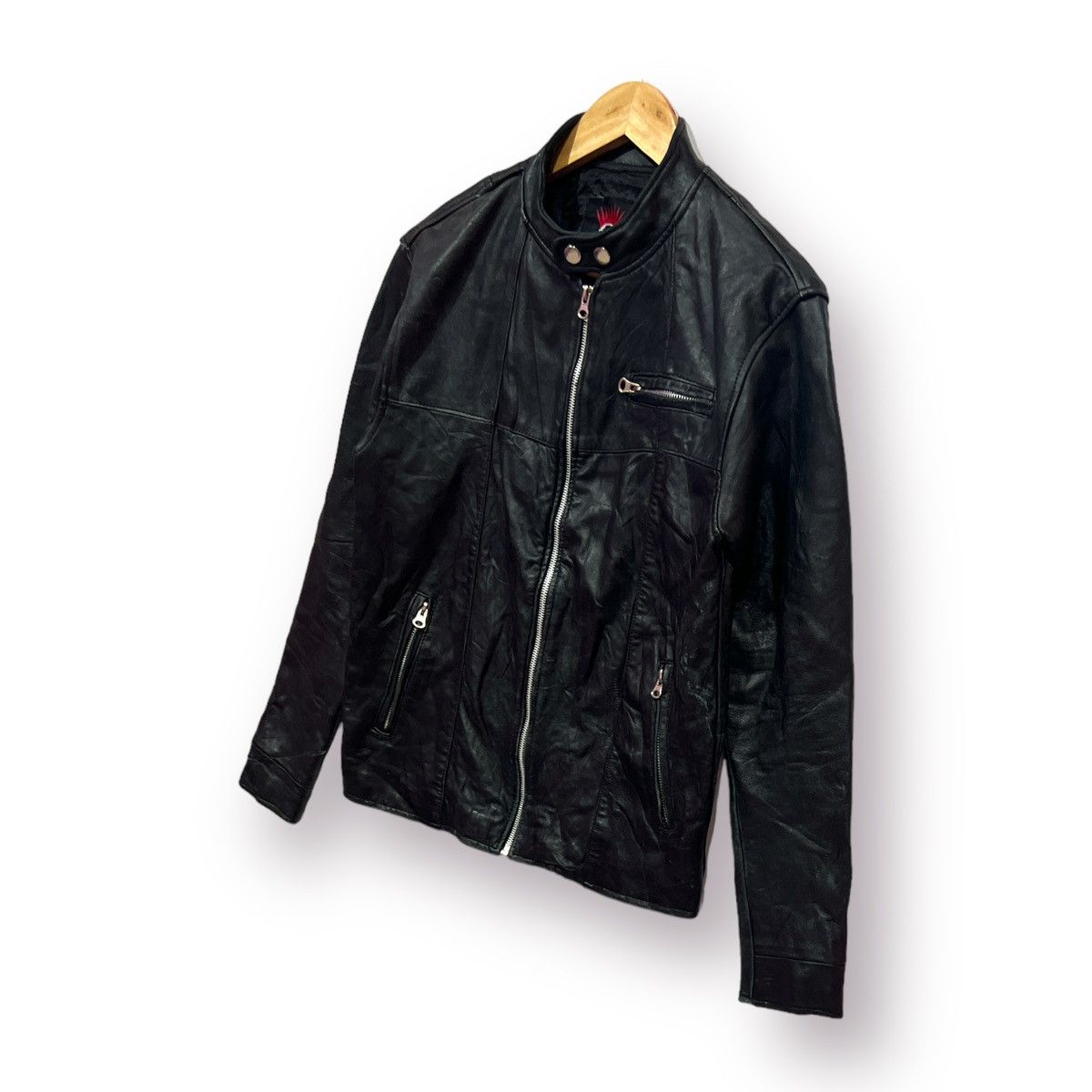 Japanese Brand Red Mohican distressed punk leather jacket Size M / US 6-8 / IT 42-44 - 2 Thumbnail
