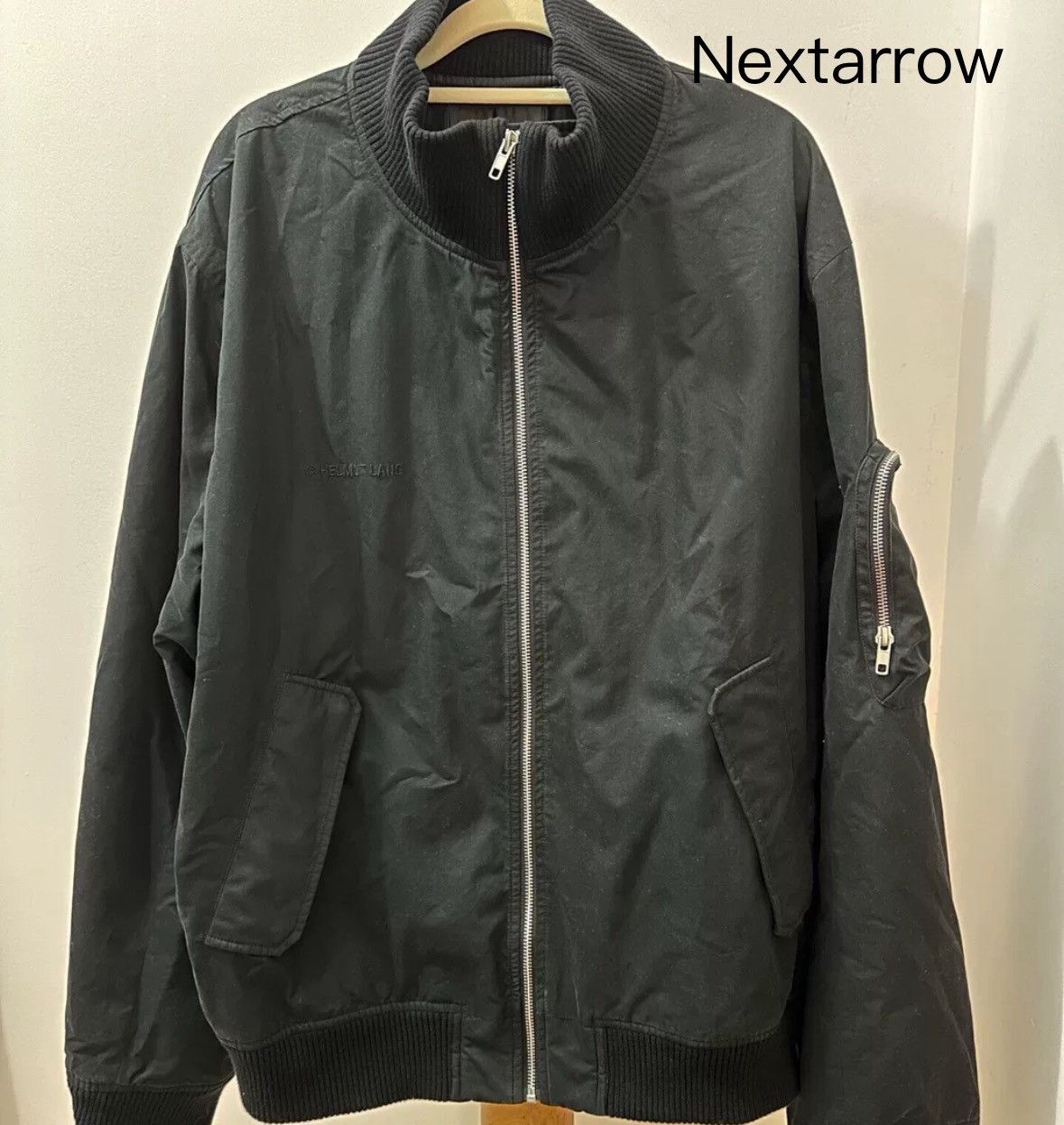 Helmut Lang Helmut Lang Strapped Bomber Jacket 2412-Nextarrow Size US XL / EU 56 / 4 - 1 Thumbnail