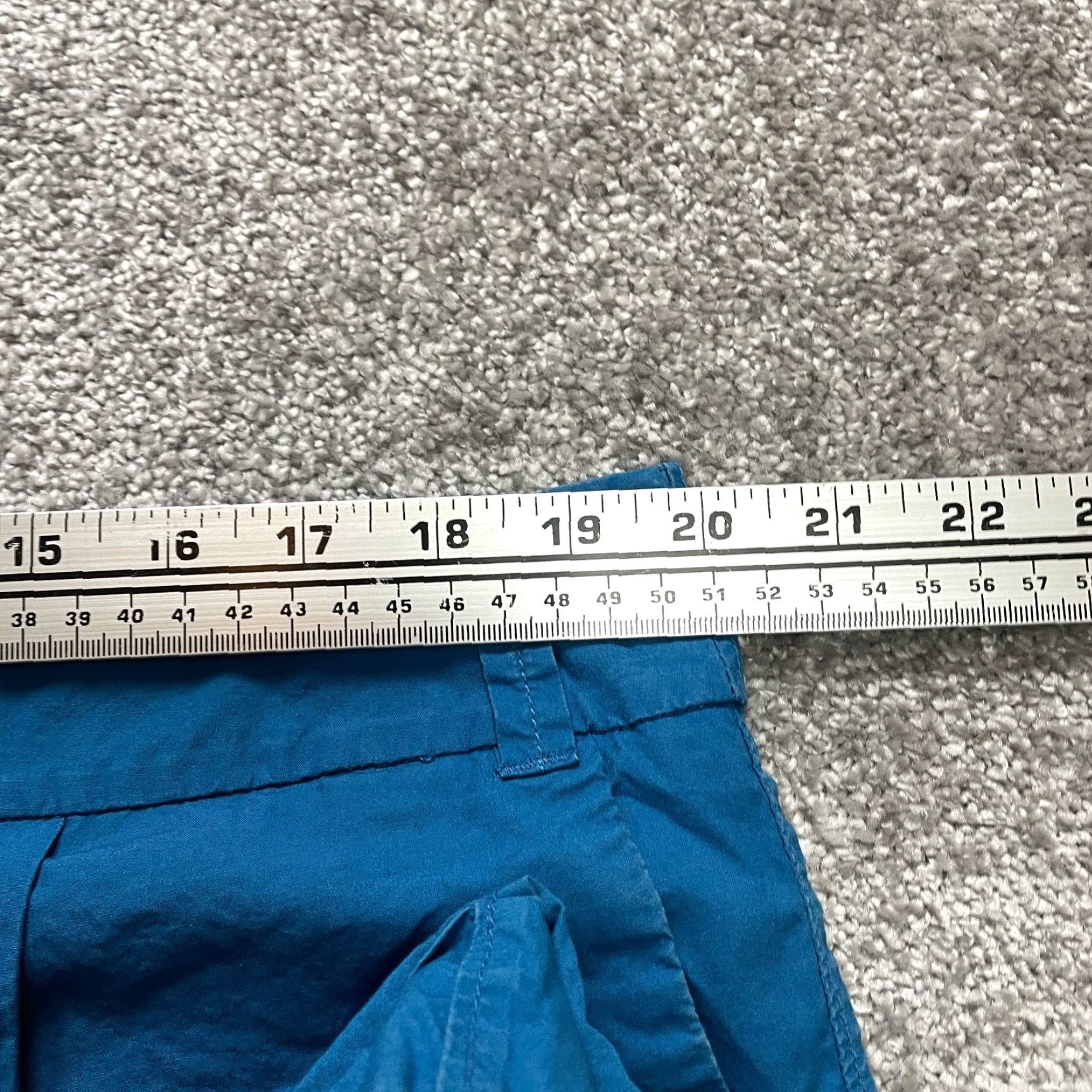 Vintage VINTAGE? No. New york and Co Bermuda Shorts Womens 18 Blue Cotton Casual Ladies 3" Inseam Size 27" / US 4 / IT 40 - 5 Thumbnail