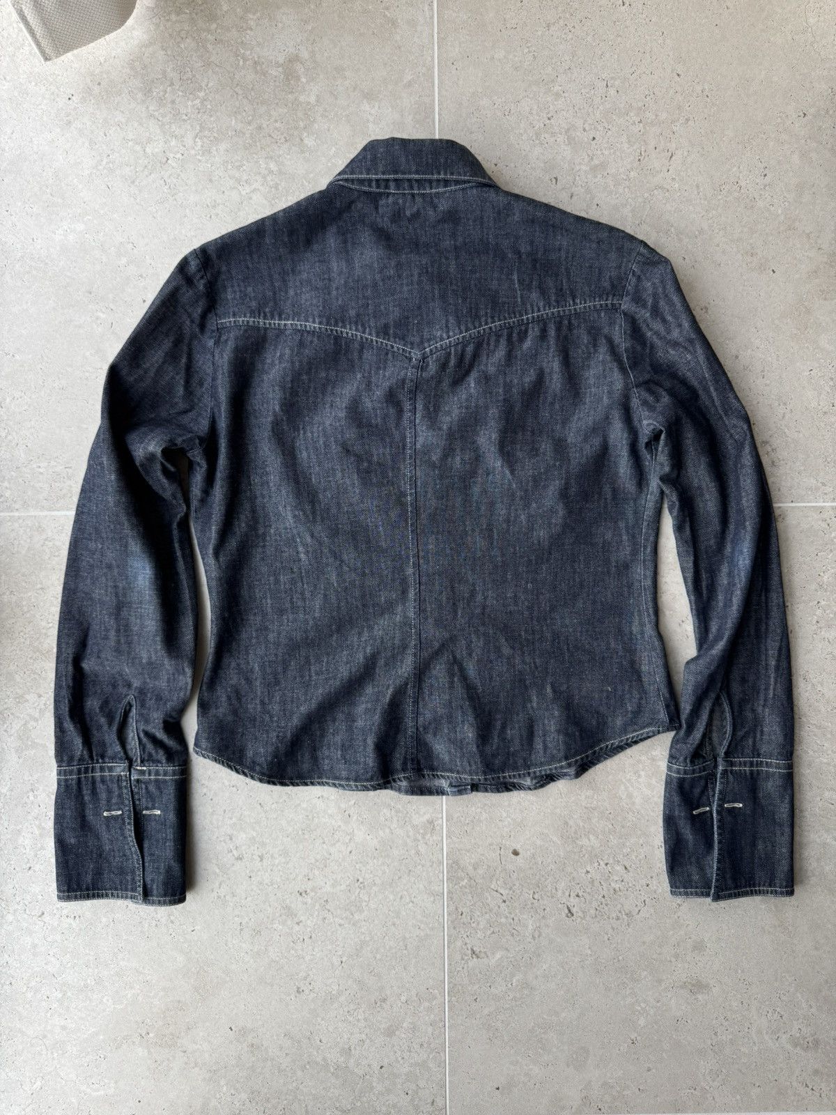 Versace vintage Versace Jeans Couture denim shirt Size M / US 6-8 / IT 42-44 - 2 Thumbnail