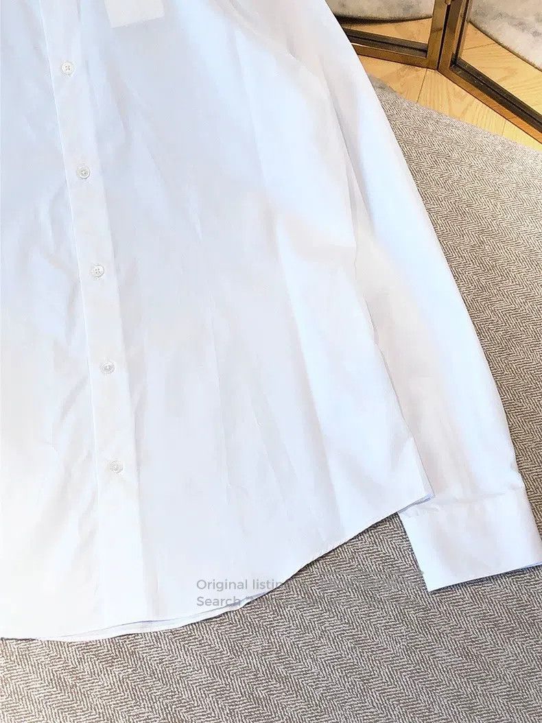 Hermes Hermes Classic men's white shirt Size US XXS / EU 40 - 4 Thumbnail