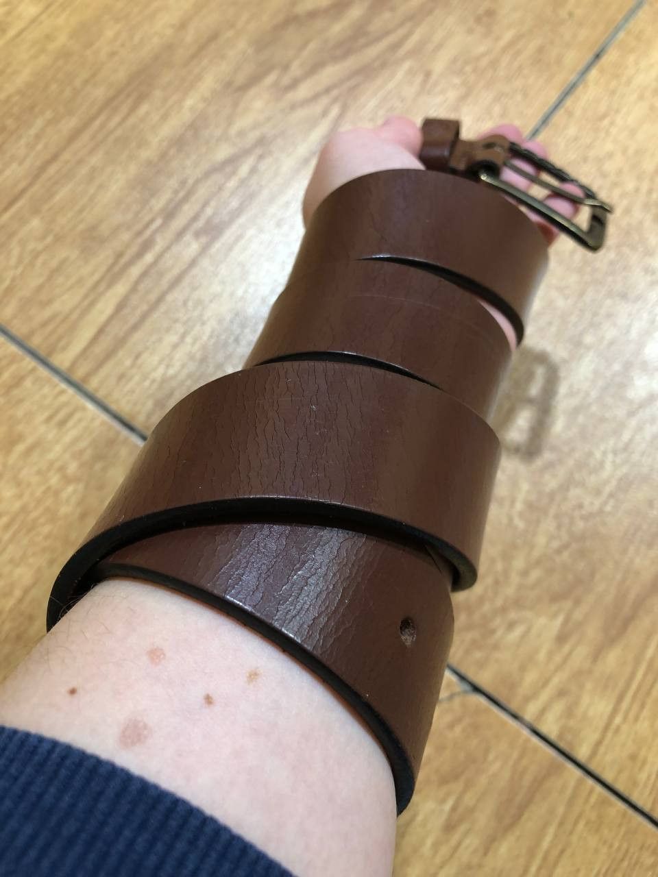 Diesel Vintage DIESEL 1978 Brown Leather Belt Men's Size ONE SIZE - 7 Thumbnail