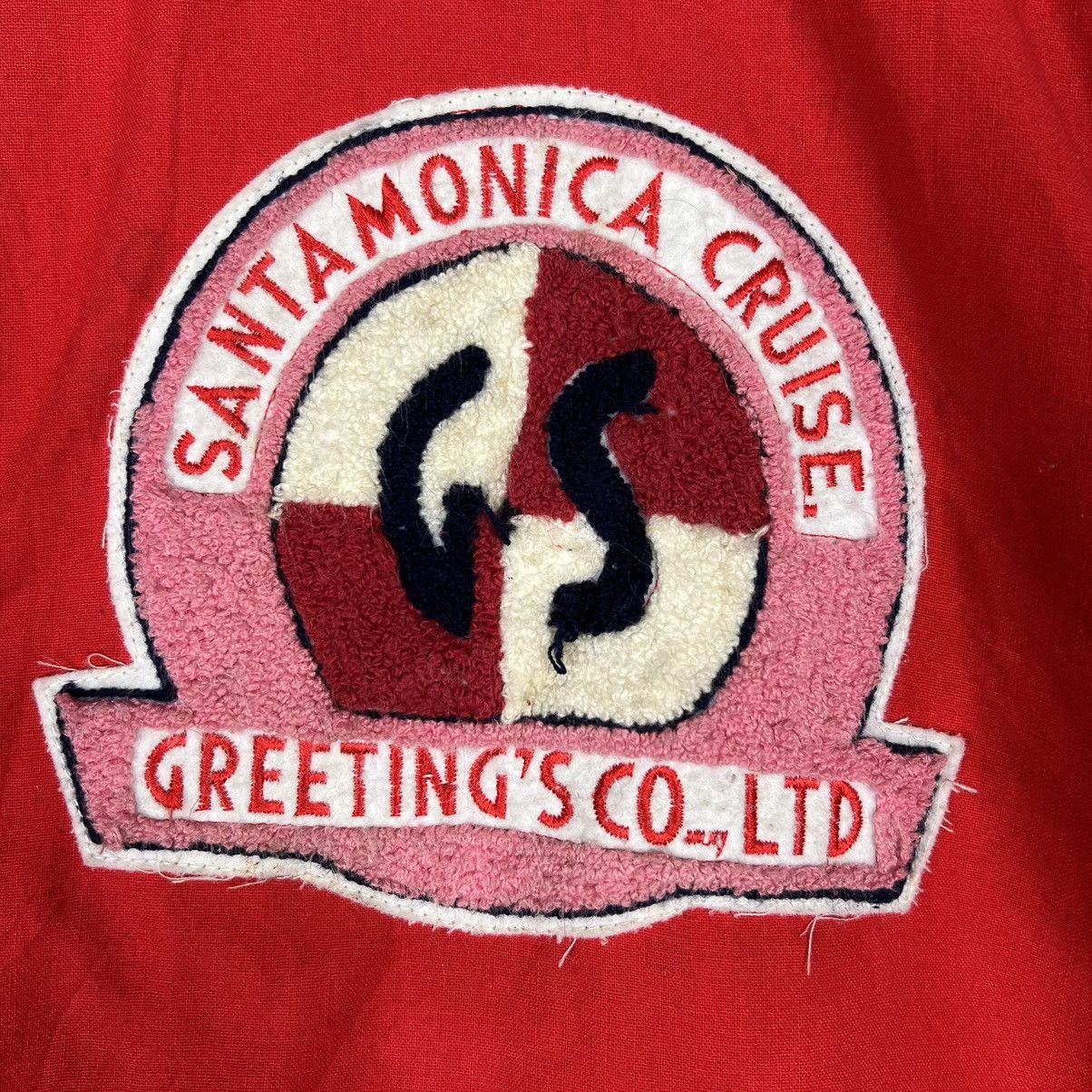 Japanese Brand 🔥 VINTAGE GREETING SANTAMONICA CRUISE BOMBER JACKET Size US M / EU 48-50 / 2 - 14 Thumbnail