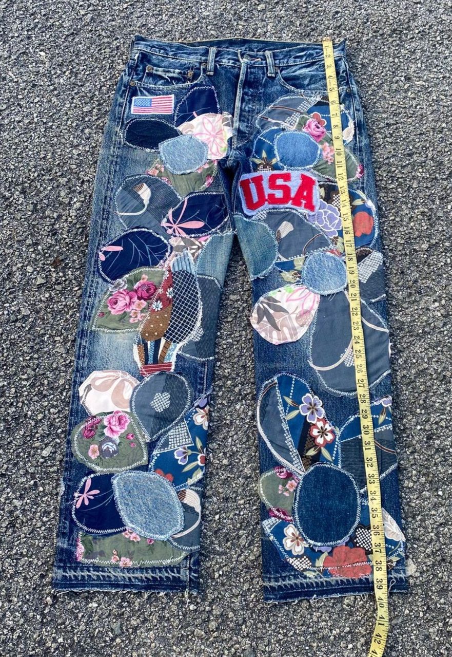 Kapital Kountry Vintage Kapital Hippies Denim Jeans Size US 32 / EU 48 - 3 Thumbnail