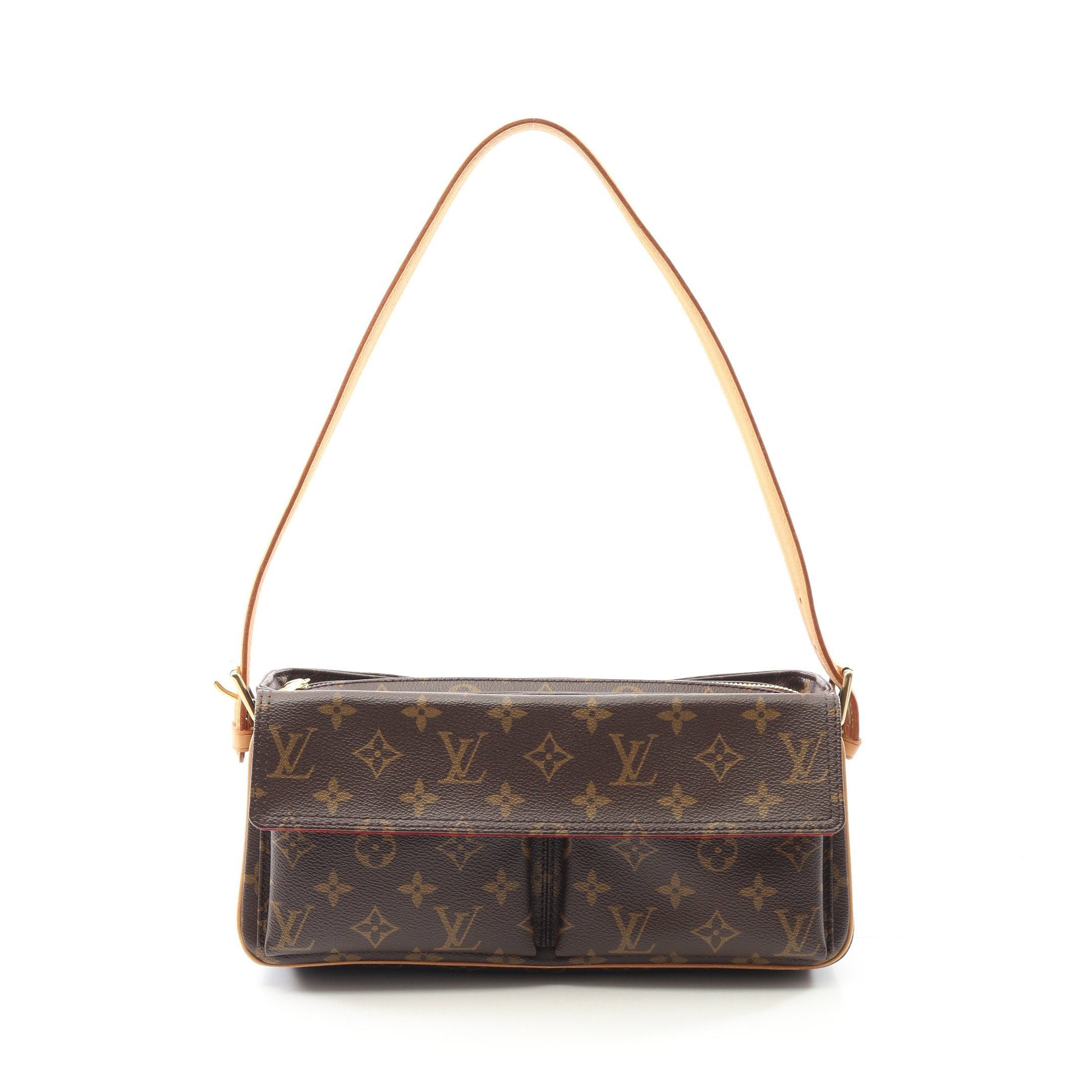 Louis Vuitton Louis Vuitton Vivacite Mm Monogram Shoulder Bag Leather Brown Size ONE SIZE - 1 Thumbnail