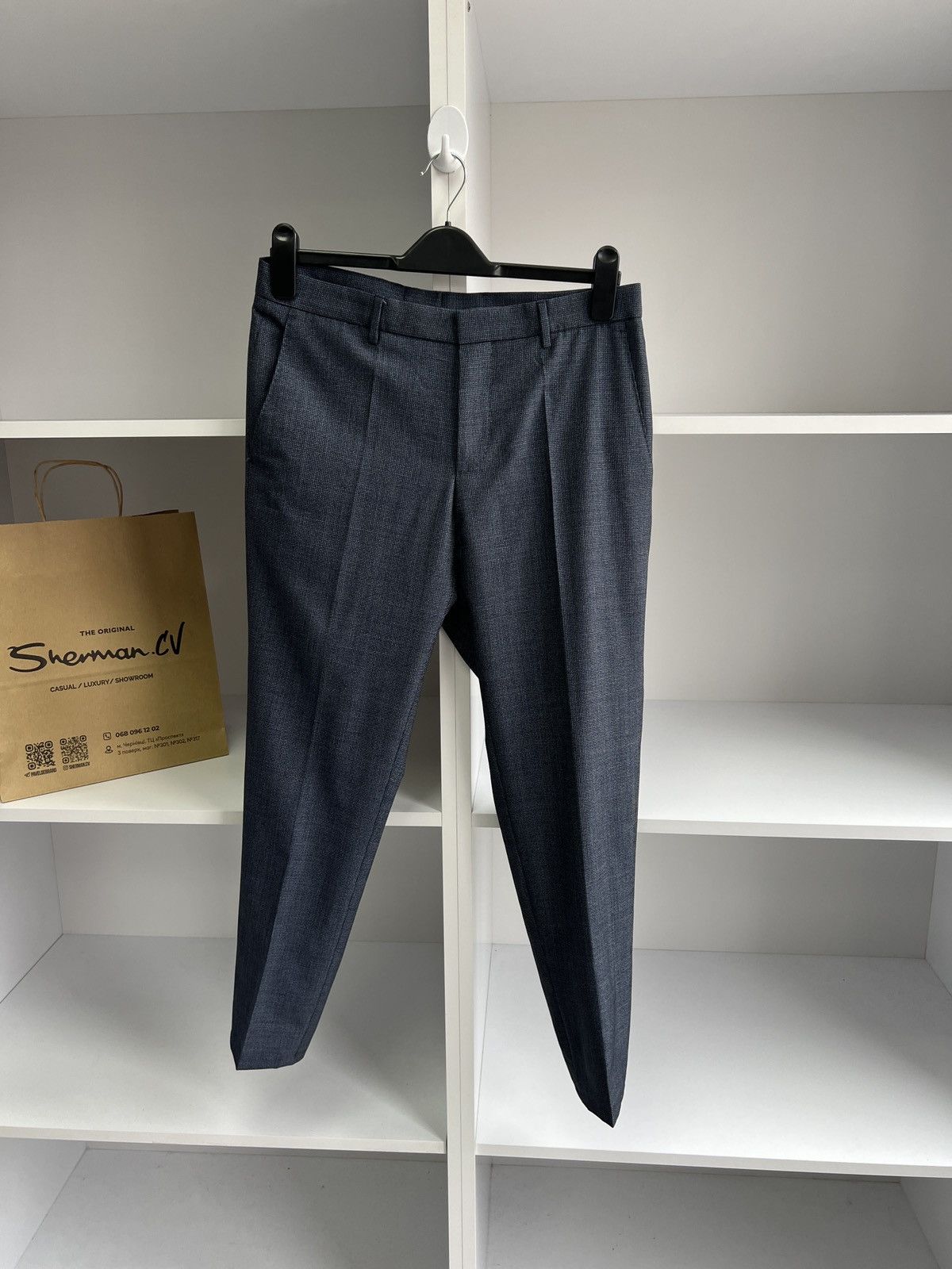 Designer × Hugo Boss × Vintage Vintage Hugo Boss Luxury Old Money Style Suit Size 48S - 13 Thumbnail