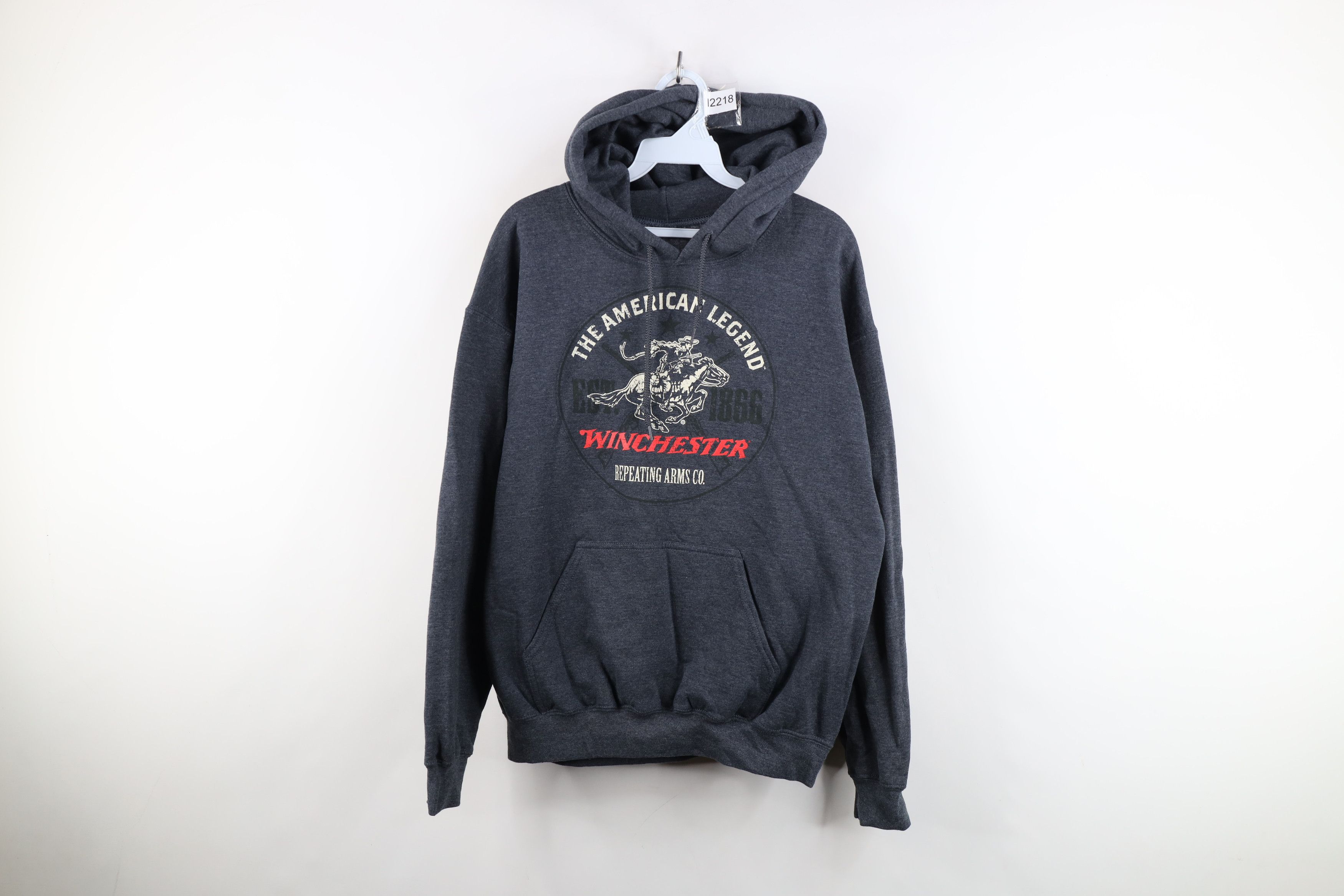 Winchester Vintage Y2K Winchester Repeating Arms Co Hoodie Sweatshirt Size US M / EU 48-50 / 2 - 1 Thumbnail