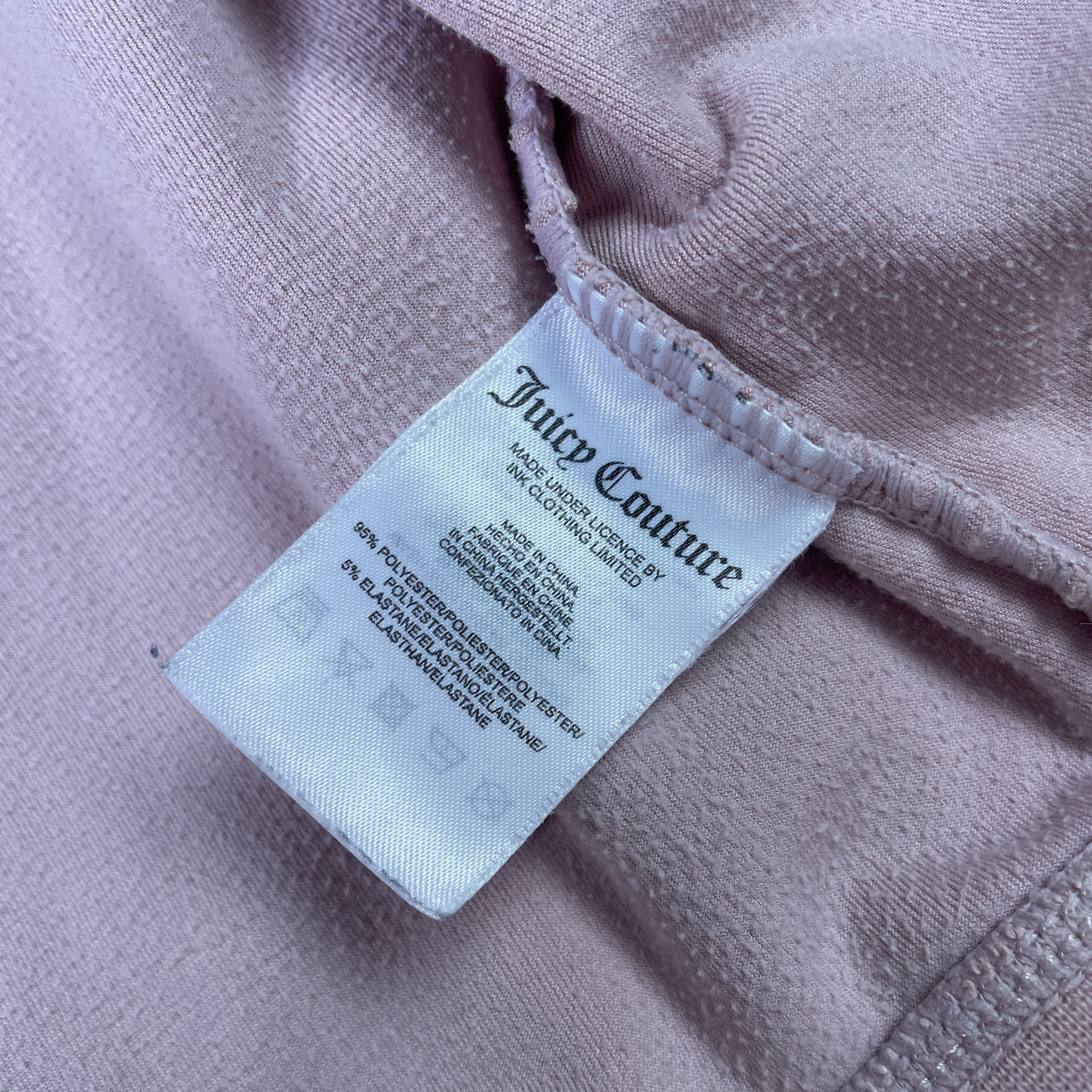 Juicy Couture ⭐ Juicy Couture Pink Velour Cropped Zip Hoodie Size XS / US 0-2 / IT 36-38 - 5 Thumbnail
