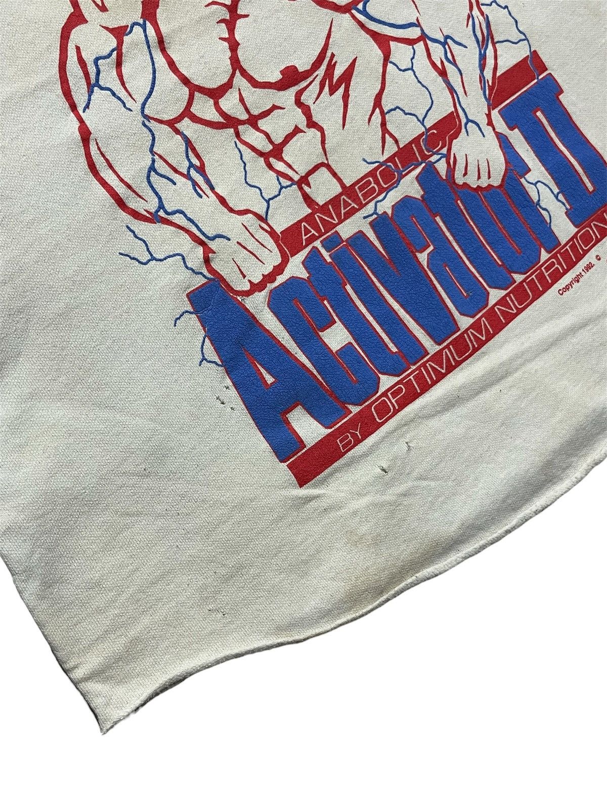 Vintage Vintage 1992 Anabolic Activator Bodybuilding Chopped Sweat Size US L / EU 52-54 / 3 - 4 Thumbnail