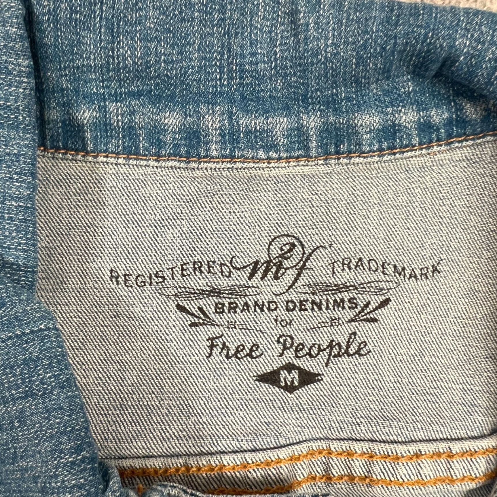 Free People Free People Vest Womens Button Down Raw Hem Denim Blue Size M Size M / US 6-8 / IT 42-44 - 4 Thumbnail