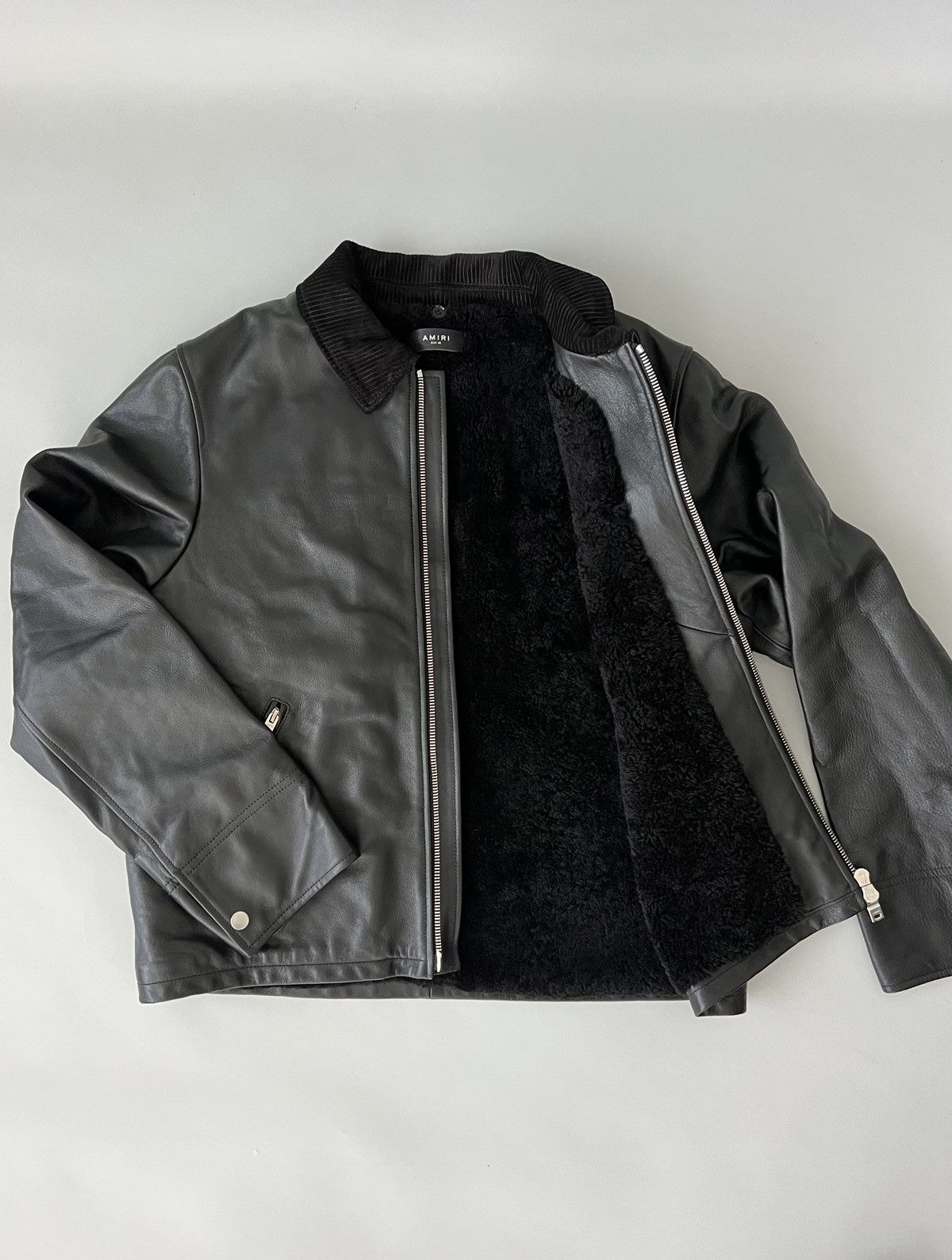 Amiri Amiri Leather Shearling Jacket Size US M / EU 48-50 / 2 - 7 Thumbnail
