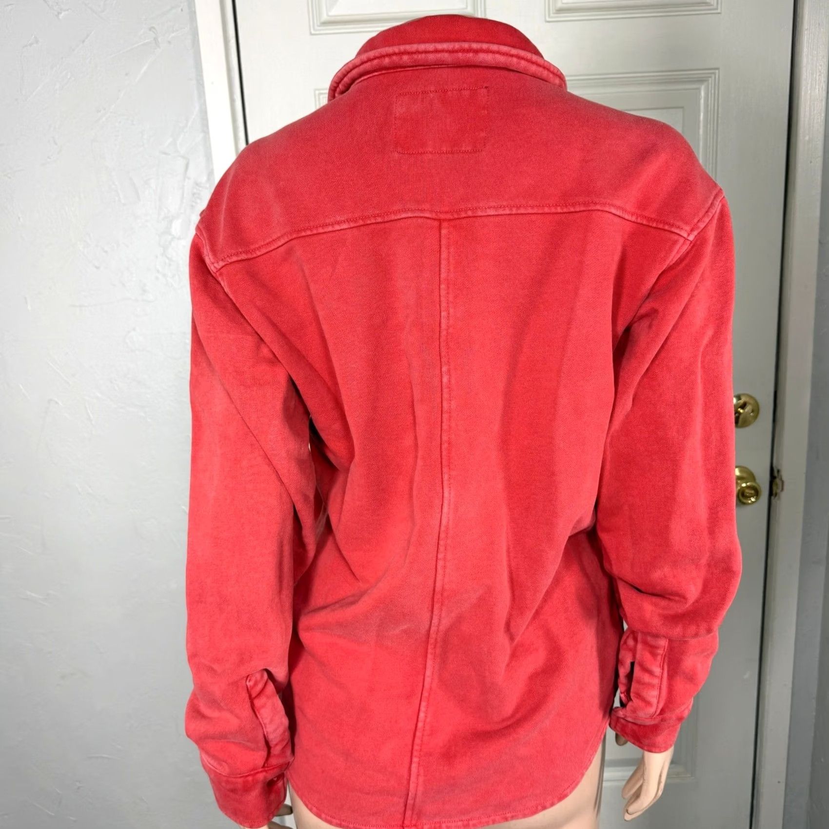 Vintage Kimes Ranch Womens Sweatshirt Button Jacket M Cotton Knit Blue Nylon? Size M / US 6-8 / IT 42-44 - 4 Thumbnail