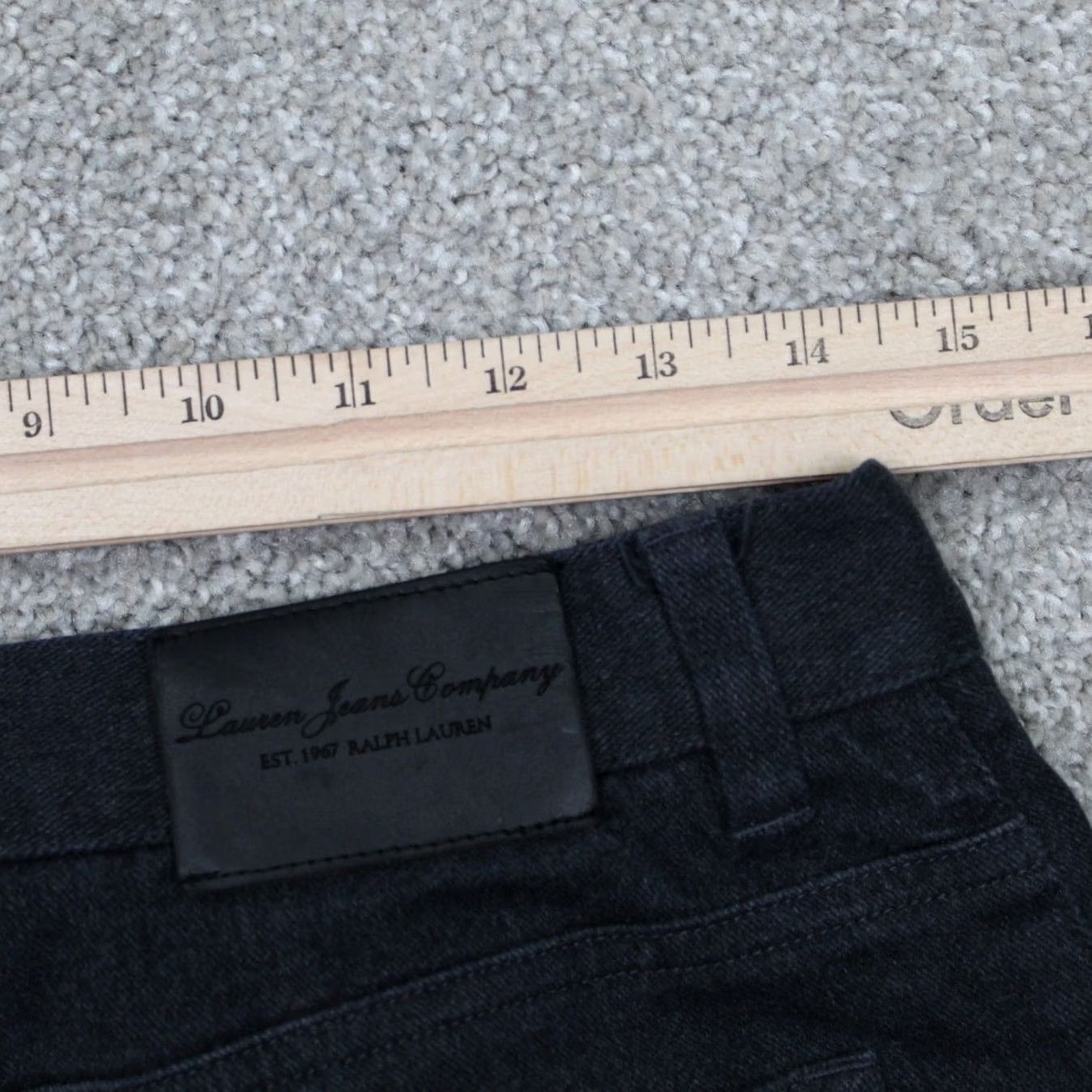Ralph Lauren LAUREN Ralph Lauren Jeans Womens 10P Petite Gray Cotton Stretch Inseam 23 in Straight Front Dress Pants Mens? Size 32" / US 10 / IT 46 - 7 Thumbnail