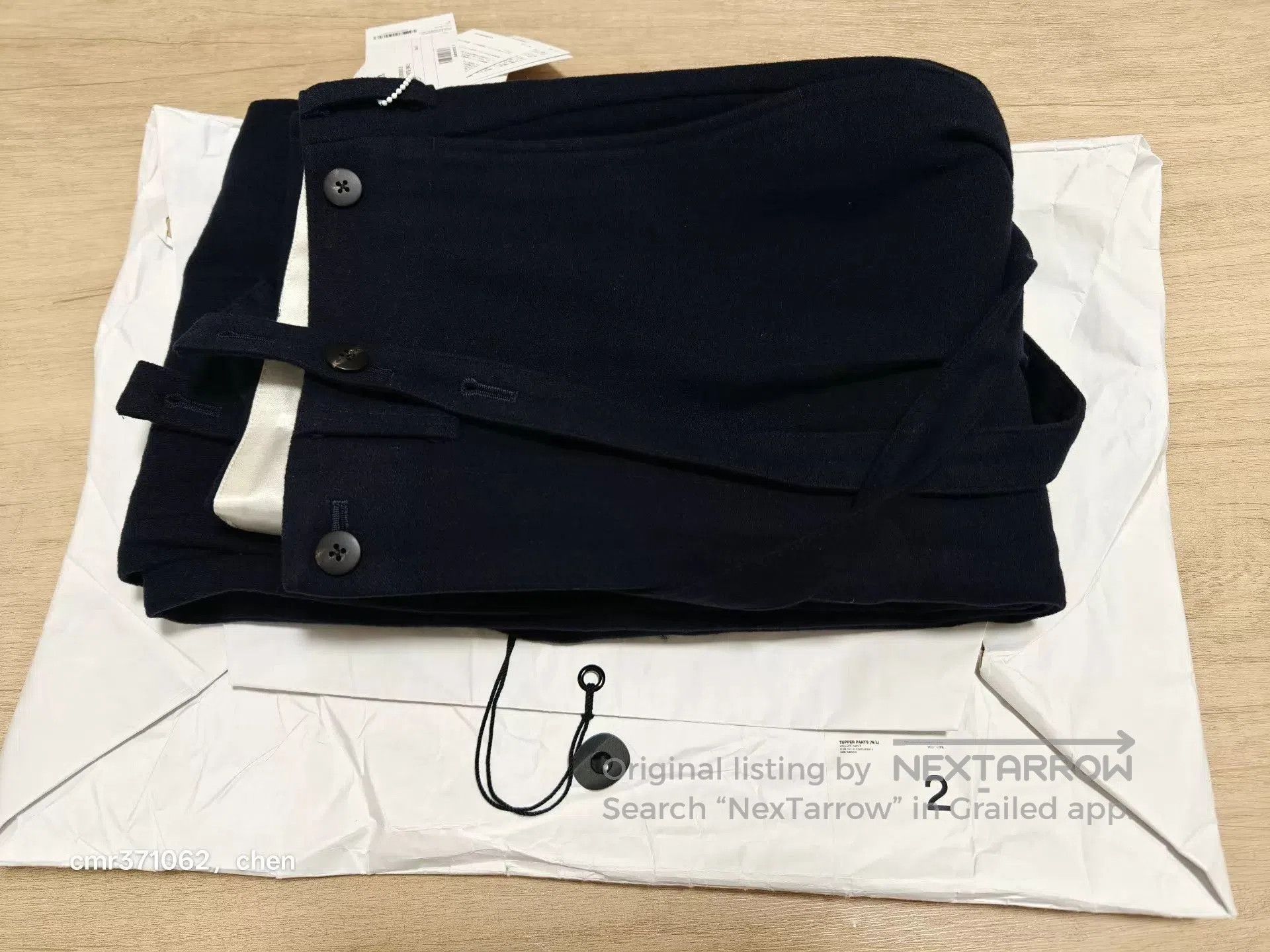 Visvim Blue Casual Pants with Belt, Size 32. Size US 32 / EU 48 - 8 Thumbnail