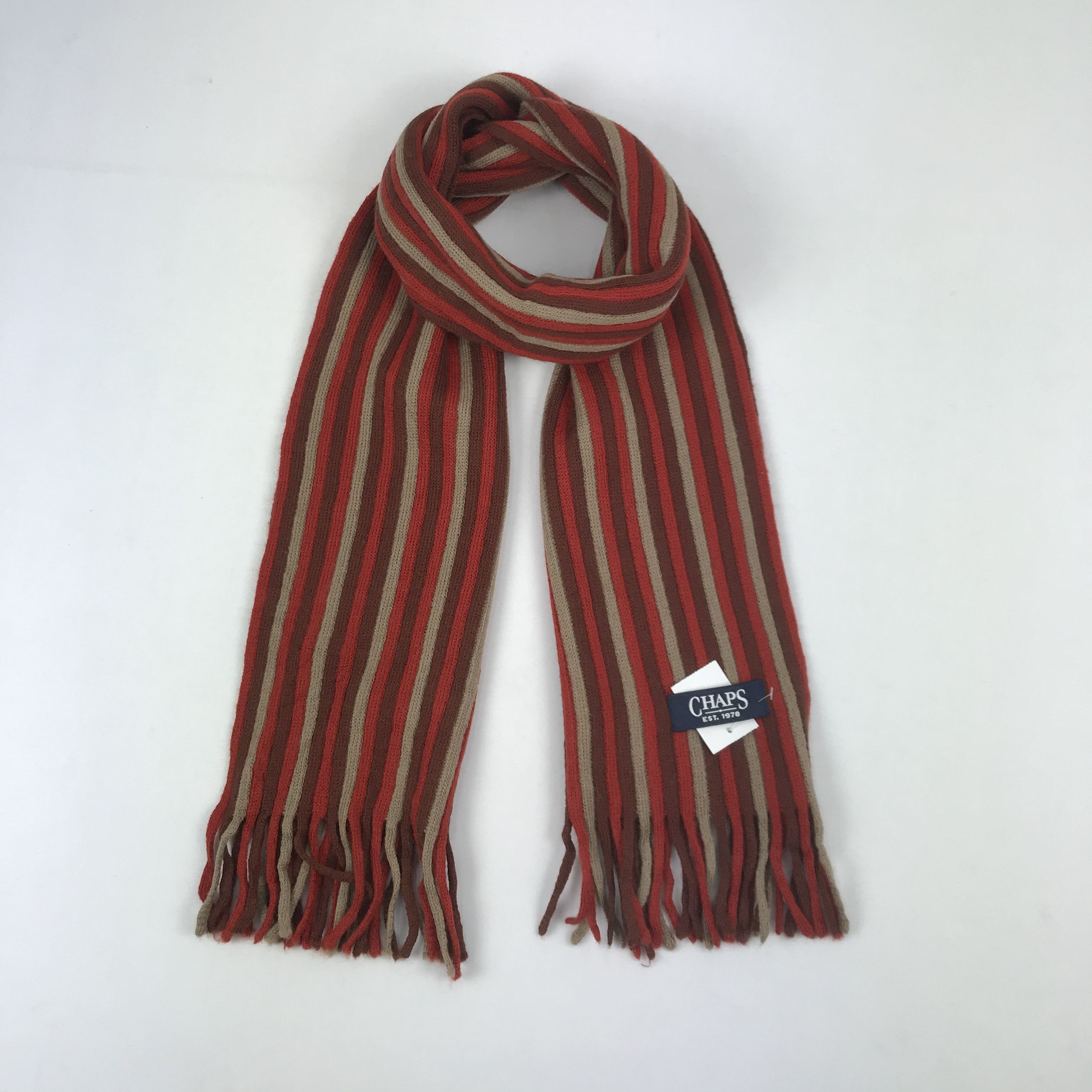 Chaps Vintage Chaps Scarf Muffler Wool Cashmere Scarves Size ONE SIZE - 1 Thumbnail