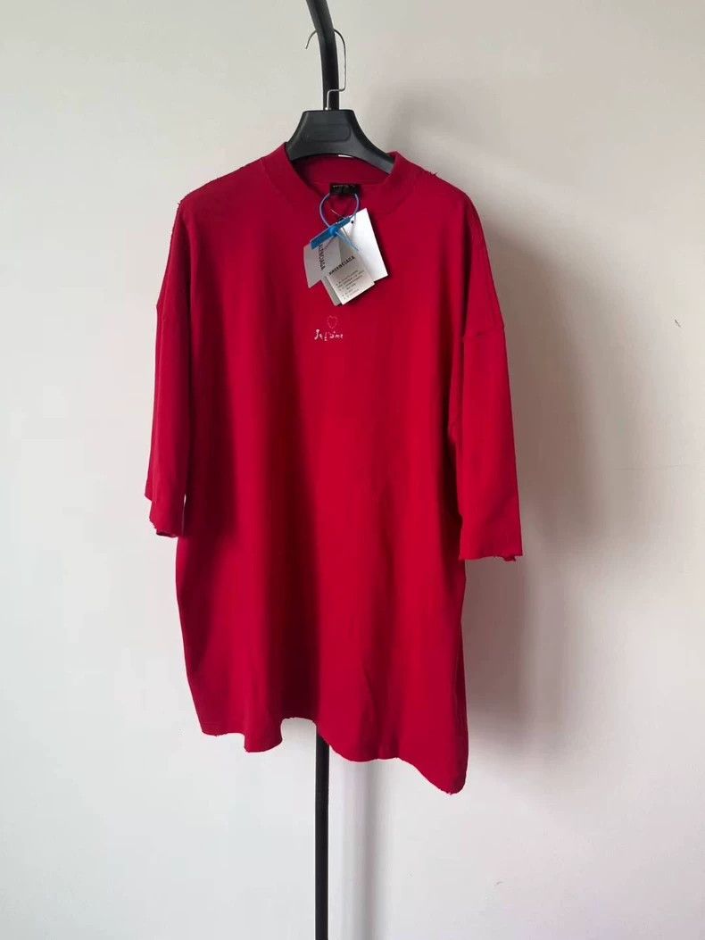 Balenciaga Balenciaga Valentine's Day Limited Short Sleeve T-Shirt Size US S / EU 44-46 / 1 - 1 Thumbnail