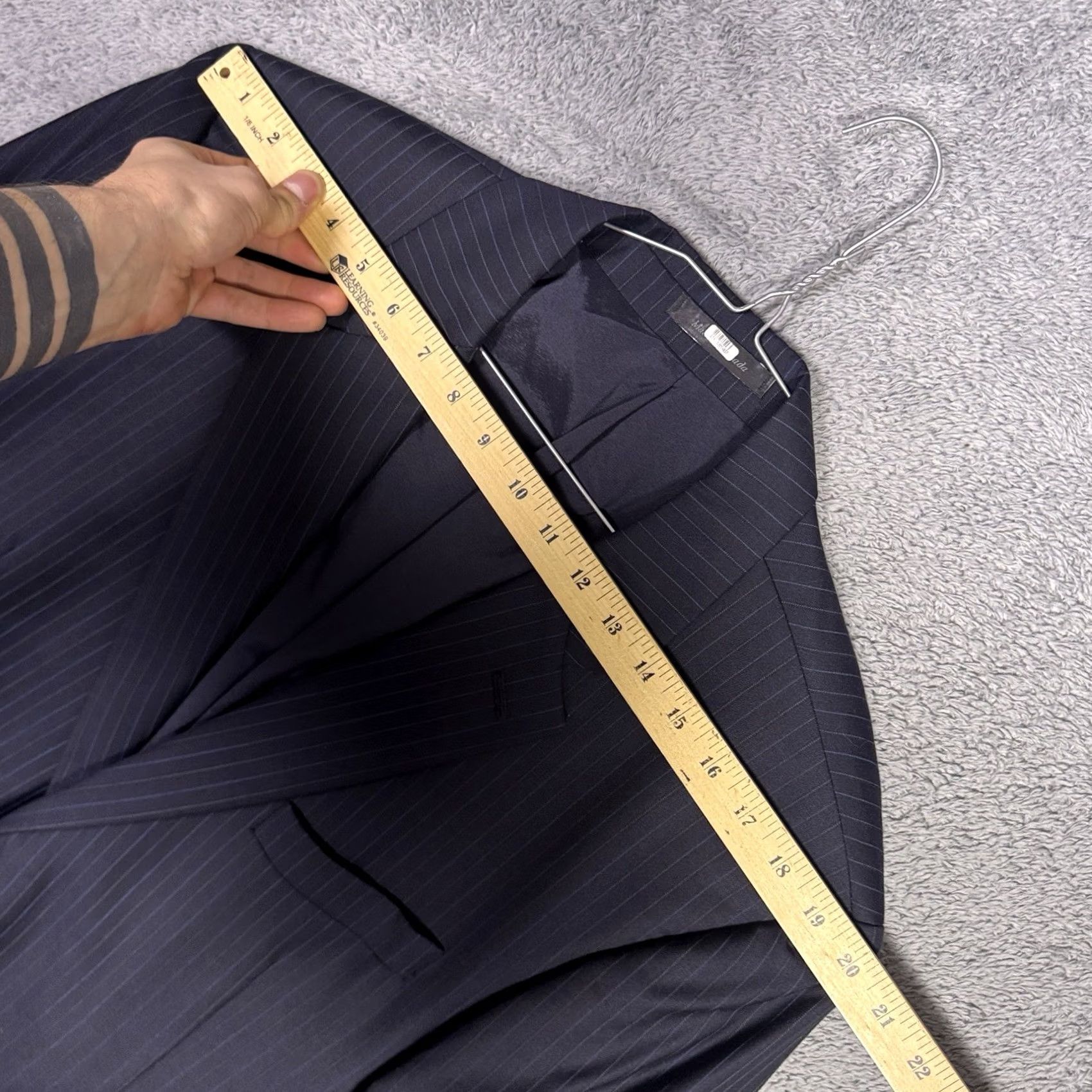 Ralph Lauren Ralph Lauren Mens Pinstripe Suit 46R 38x29 Set - Business Formal - 2 Piece Size 46R - 7 Thumbnail