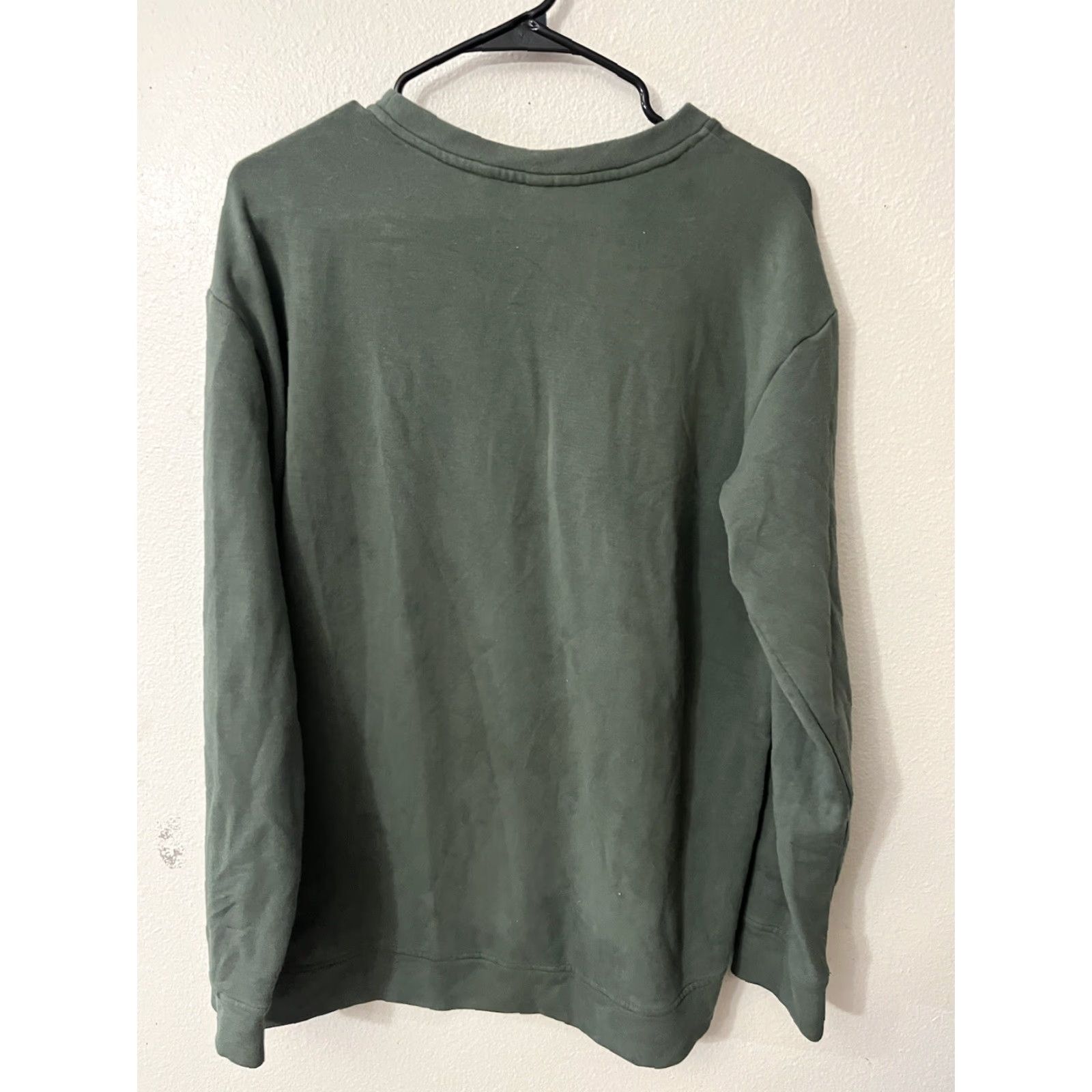 Orvis VINTAGE Orvis Shirt Mens M Green Crew Neck Long Sleeve Jersey Cotton Blend Classic Collection Size US M / EU 48-50 / 2 - 2 Thumbnail