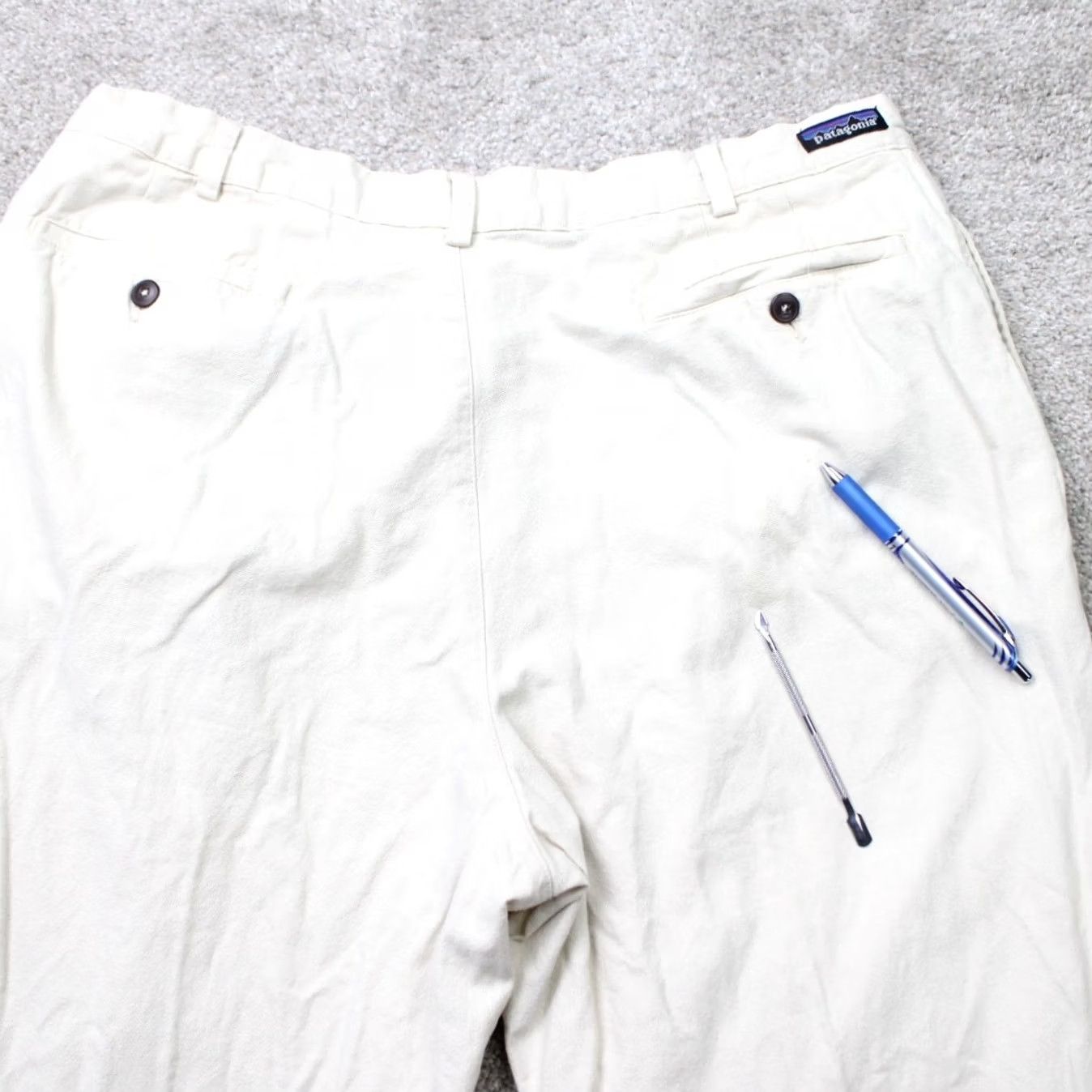 Patagonia Patagonia Pants Mens 40x30 Beige 100% Organic Cotton Work Straight Leg Chino Jeans Size US 40 / EU 56 - 7 Thumbnail