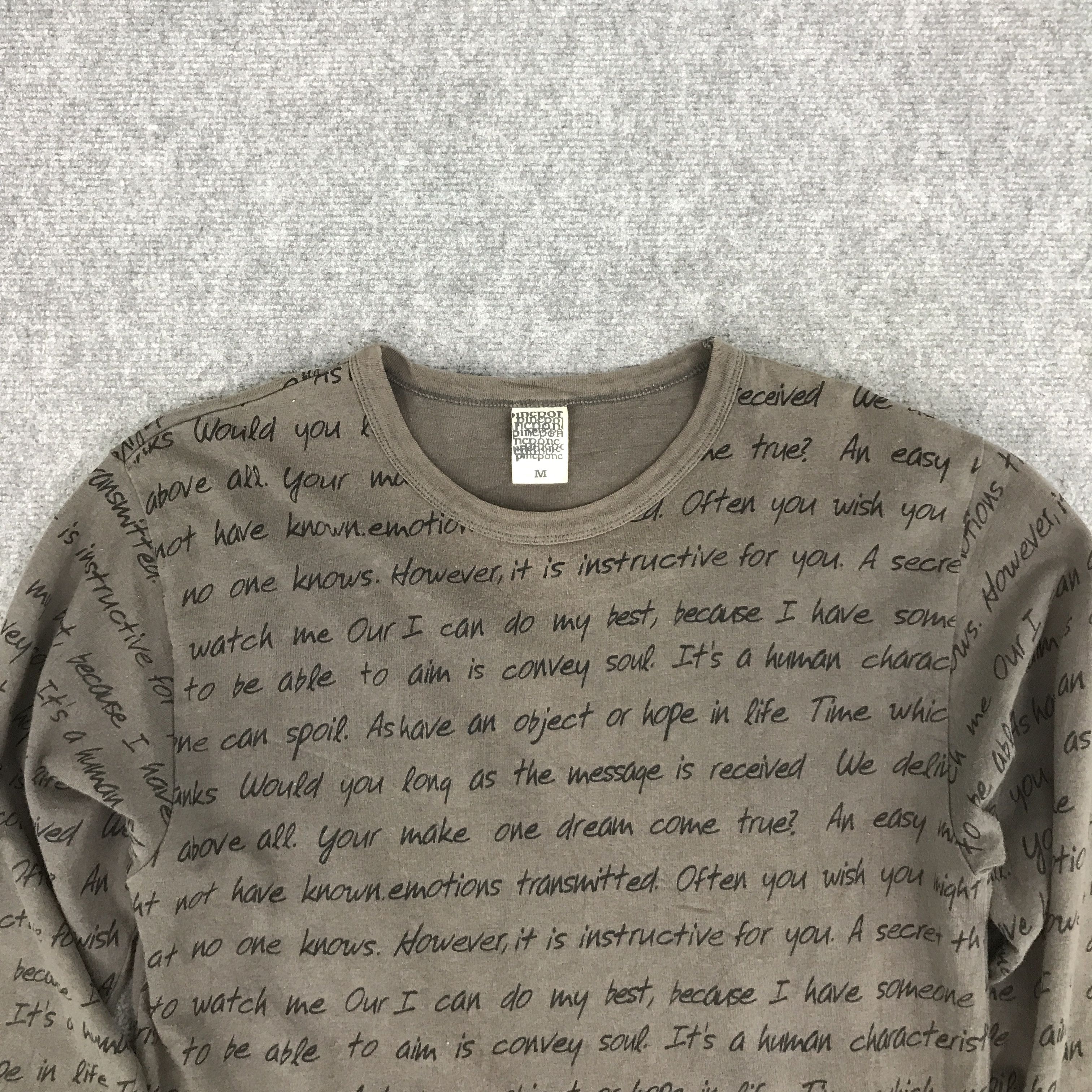 If Six Was Nine × Japanese Brand × Le Grande Bleu (L.G.B.) JAPANESE BRAND PUNK STYLE DESIGN LONG SLEEVE TSHIRTS Size US M / EU 48-50 / 2 - 3 Thumbnail
