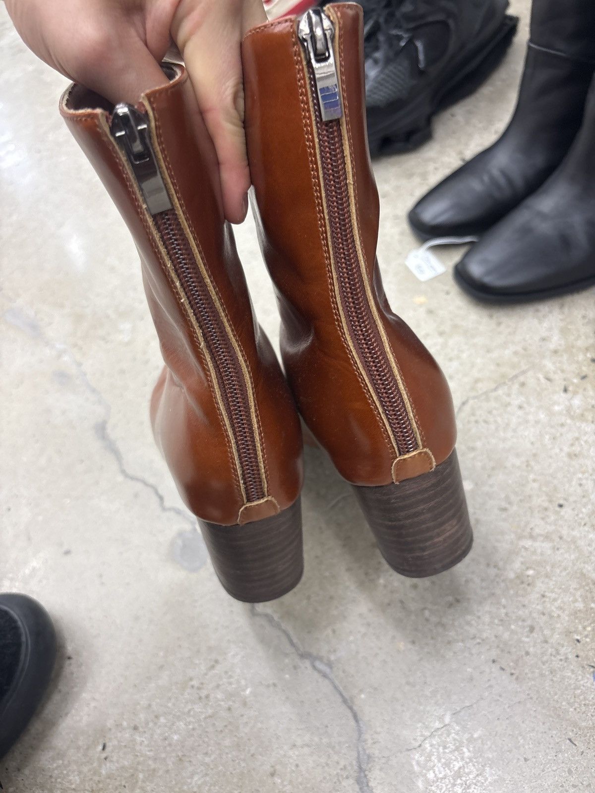 Matin Kim Leather boots Size US 7 / IT 37 - 3 Thumbnail