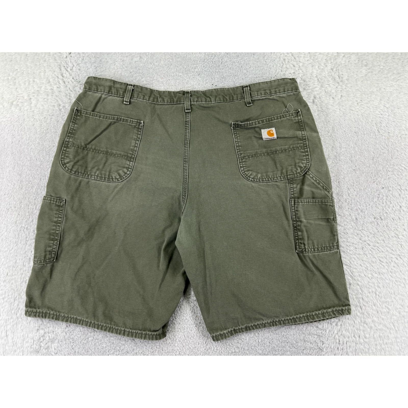 Carhartt VINTAGE Carhartt Shorts Mens 42 Green 100% Cotton Duck Workwear Cargo 9 Inseam Regular Size US 42 / EU 58 - 2 Thumbnail