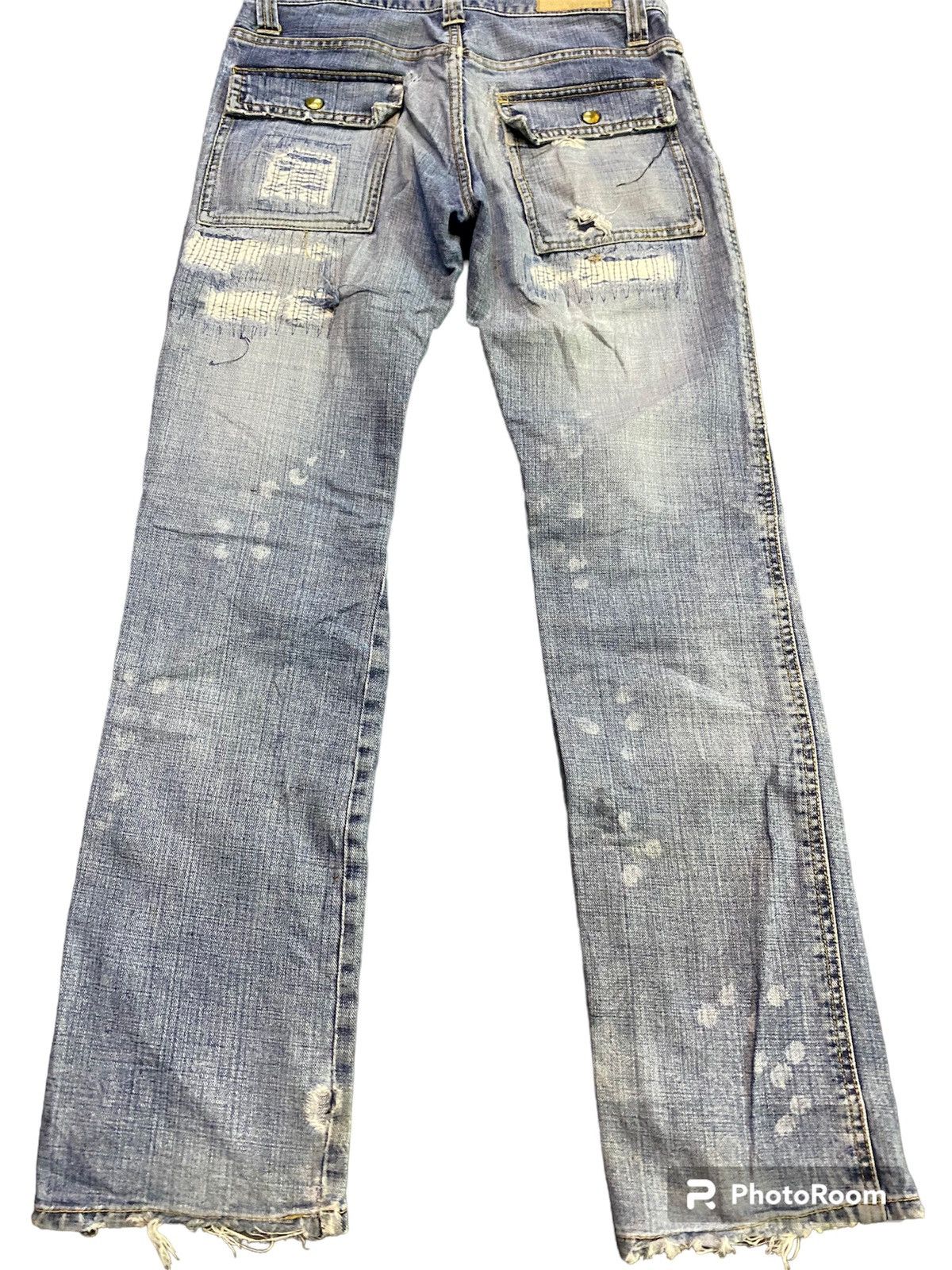 Hysteric Glamour Boycott distressed patchwork Size US 31 - 3 Thumbnail