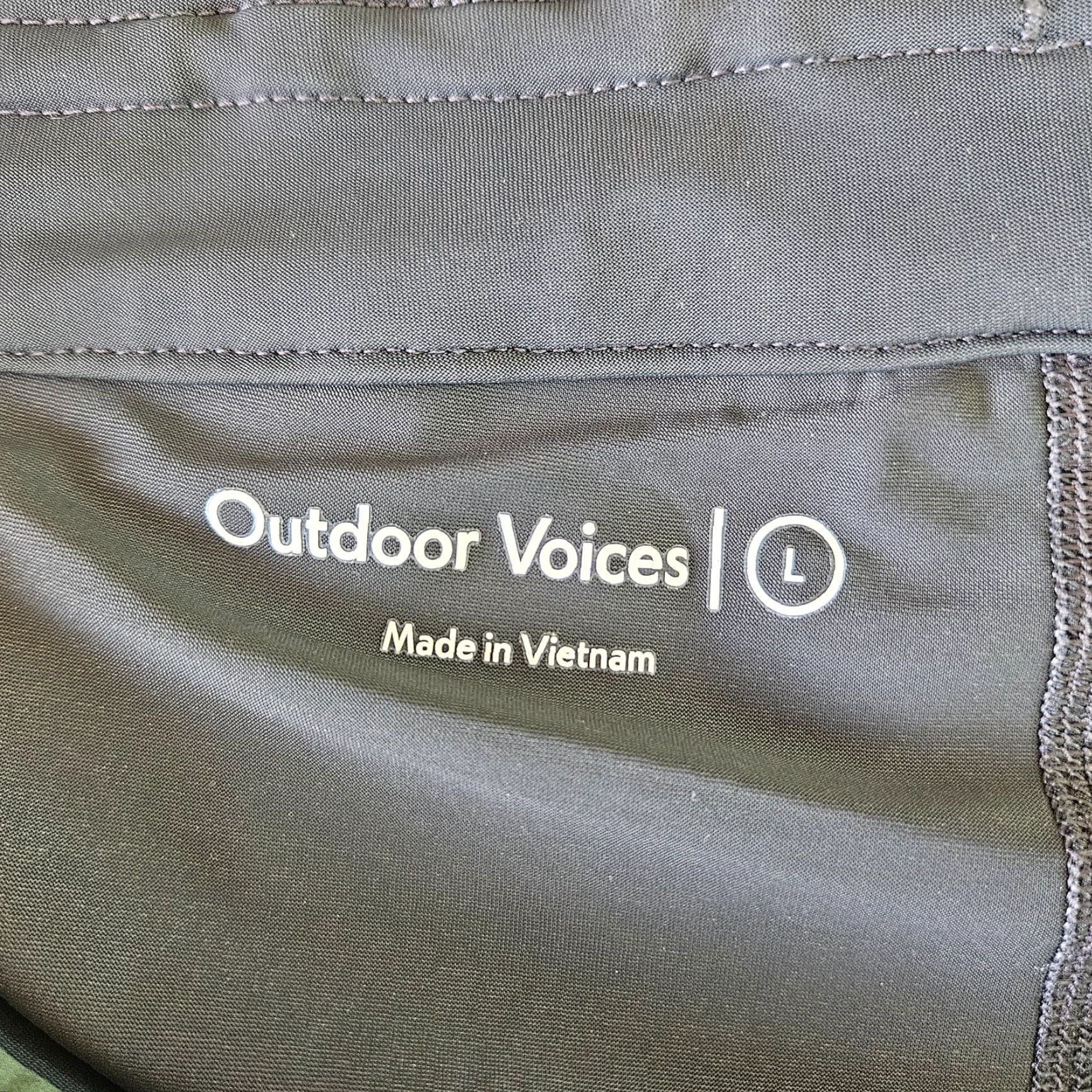 Outdoor Voices VINTAGE Outdoor Voices Womens The Exercise Skort Sz Large Green Pull On Zip Pocket Size ONE SIZE - 6 Thumbnail