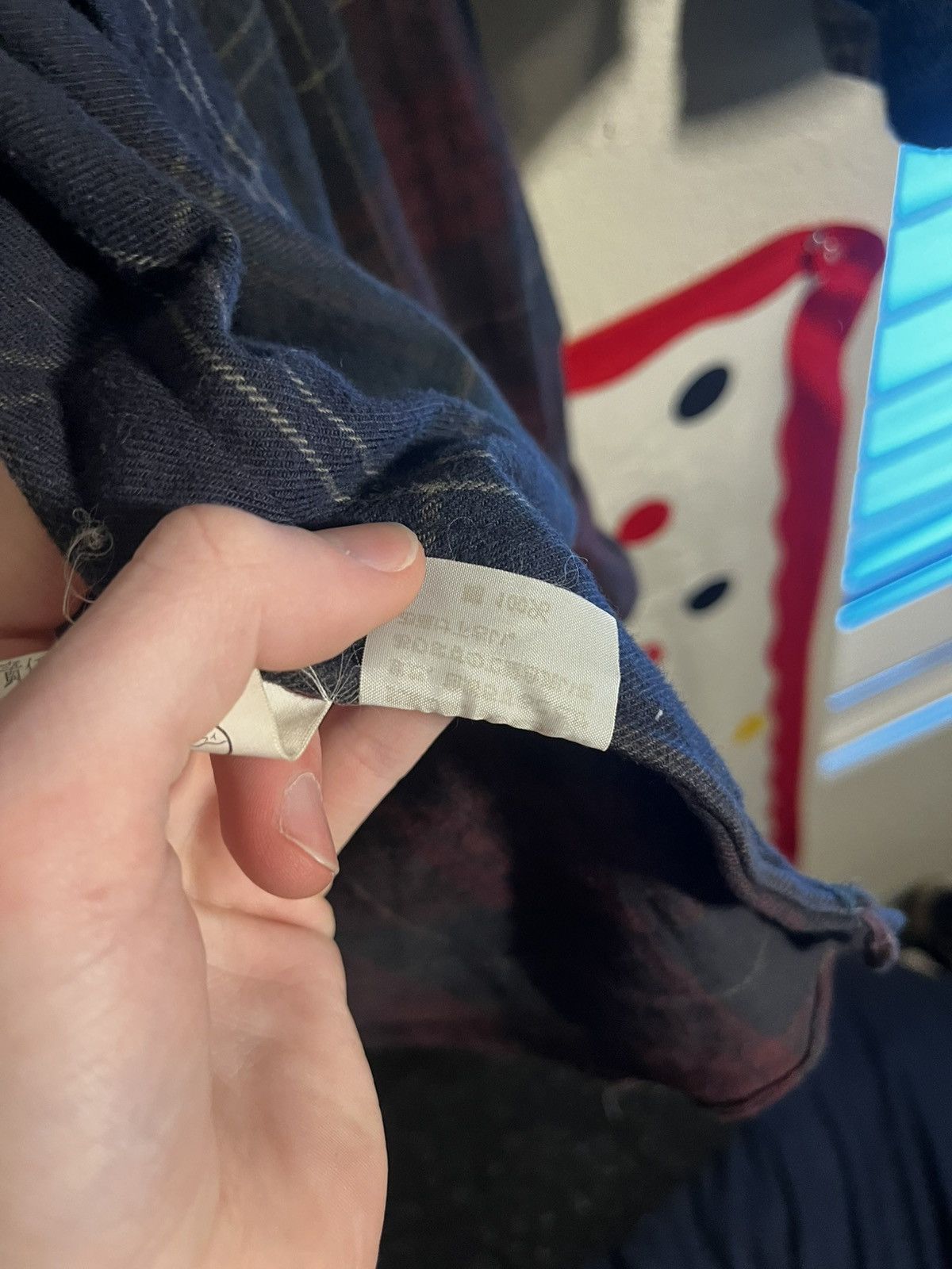 90s Comme des Garçons Homme flannel