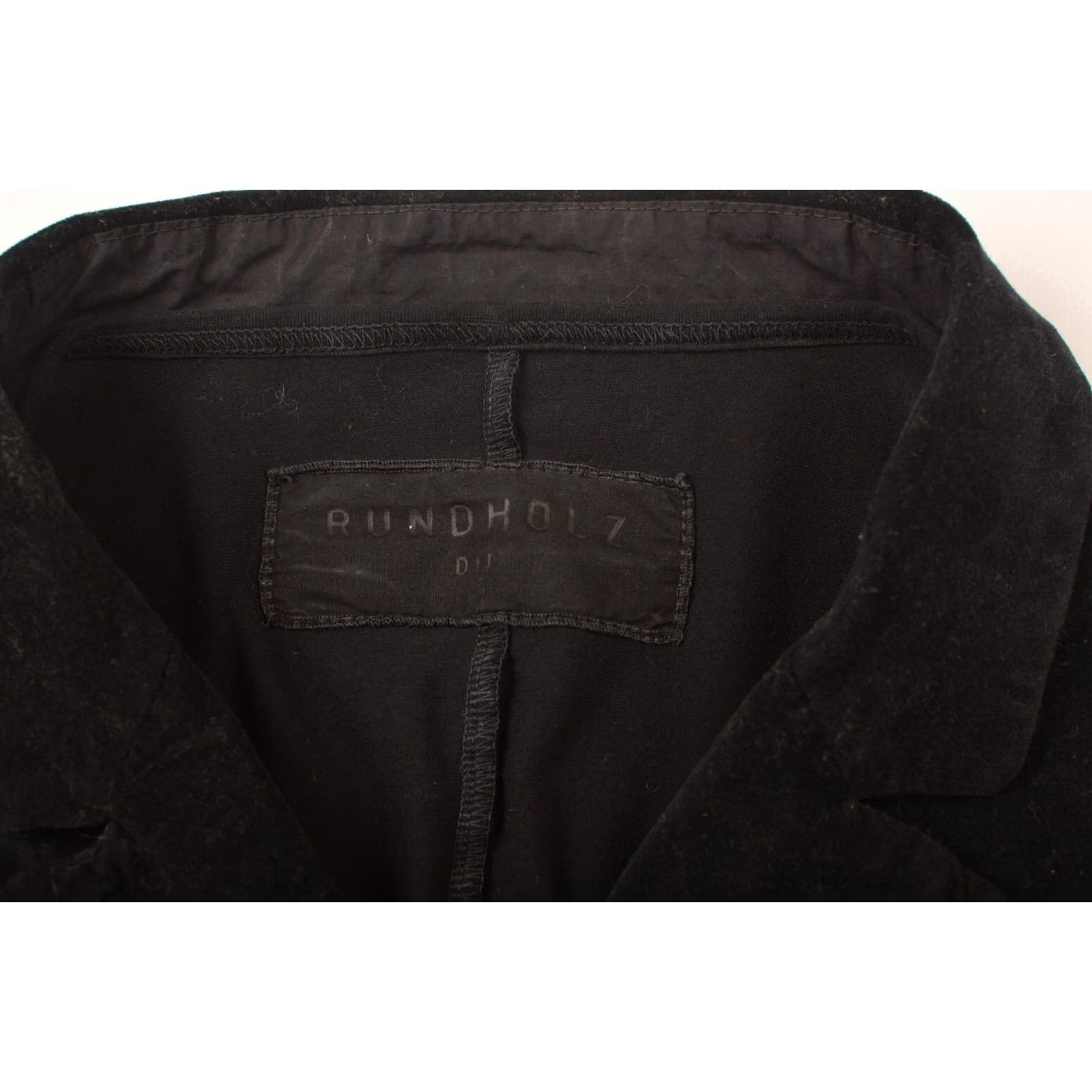 Vintage Rundholz Dip Black Cotton Blend Blazer Jacket S Made in Germany Womens Size S / US 4 / IT 40 - 3 Thumbnail
