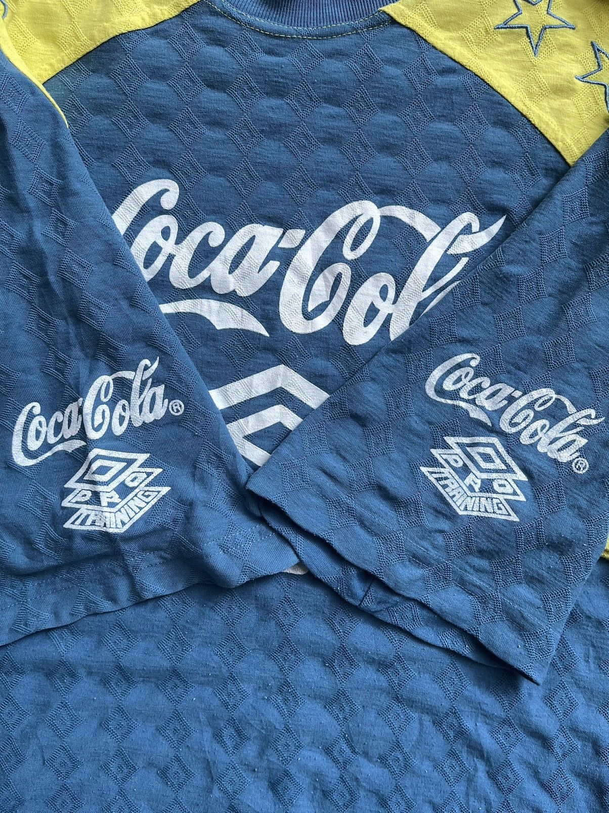 Nike × Vintage RARE 1994 / 1996 Brasil Umbro Official Training Jersey Size US L / EU 52-54 / 3 - 6 Thumbnail