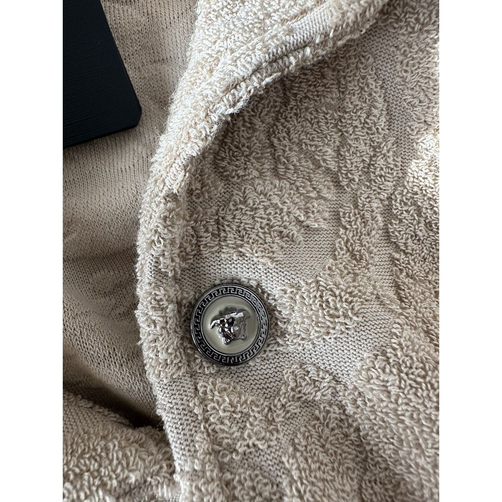 Versace Versace Barocco Jacquard Towel Shirt Size XL 1015692 Size US XL / EU 56 / 4 - 10 Thumbnail