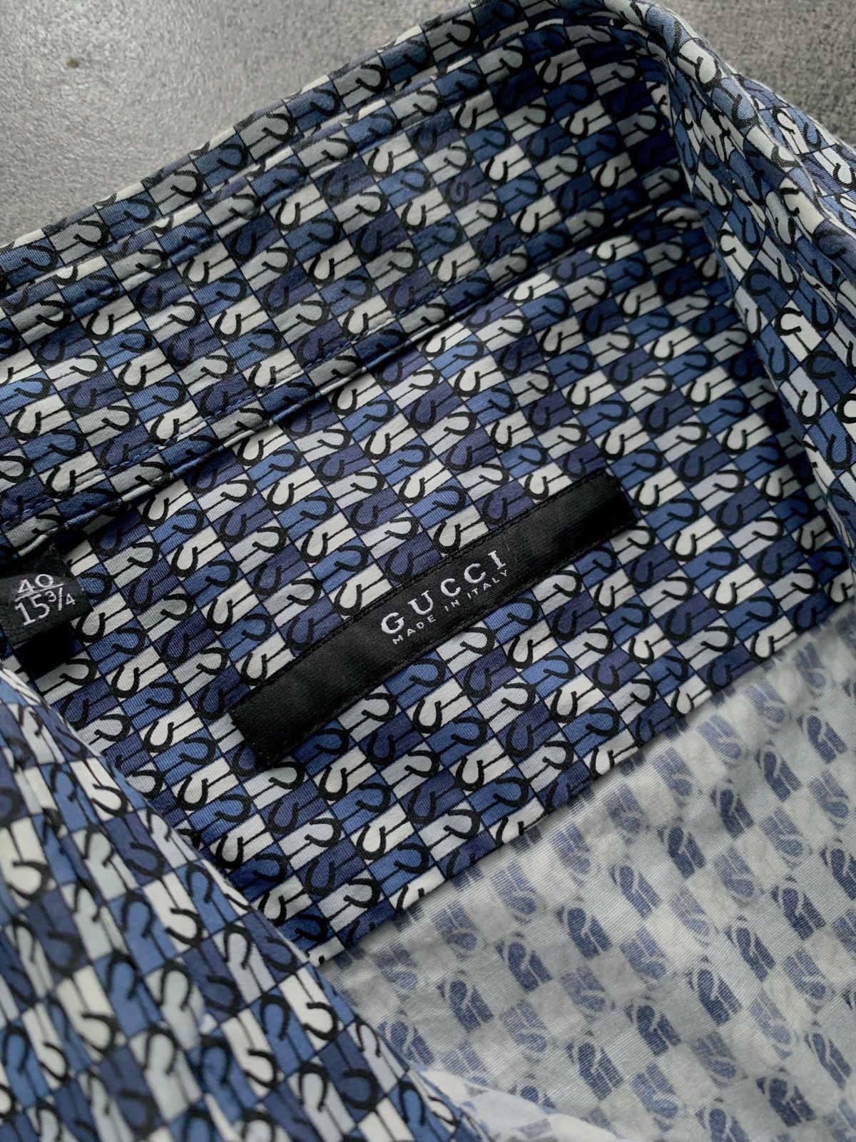 Gucci FREE TAX! 2000s Monogram Slim Shirt Size US S / EU 44-46 / 1 - 7 Thumbnail