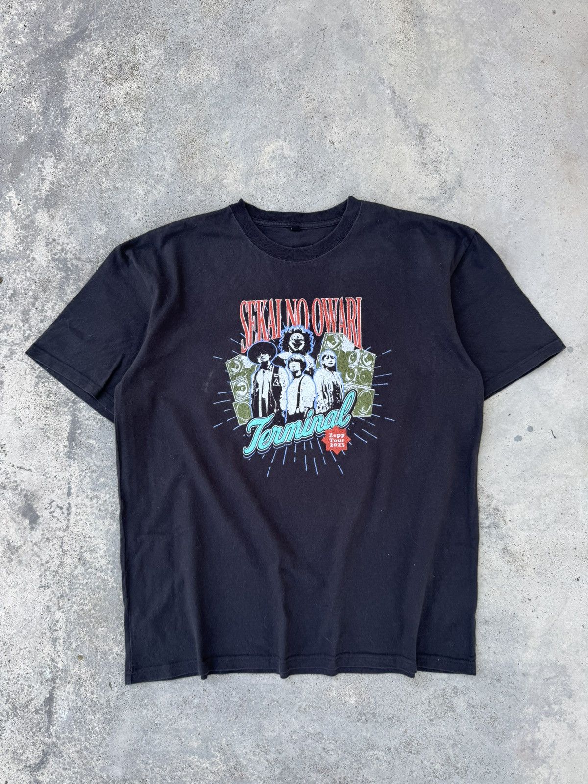 SEKAI NO OWARI Terminal Tシャツ 黒 L Tシャツ（ブラック