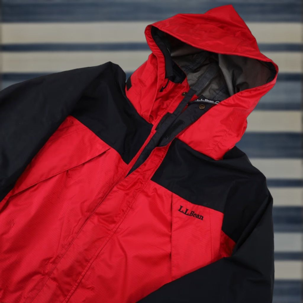 Vintage VINTAGE L.L.Bean Mountain Guide Goretex Adventure Jacket Men M Red Jackets Mens Size US M / EU 48-50 / 2 - 1 Thumbnail